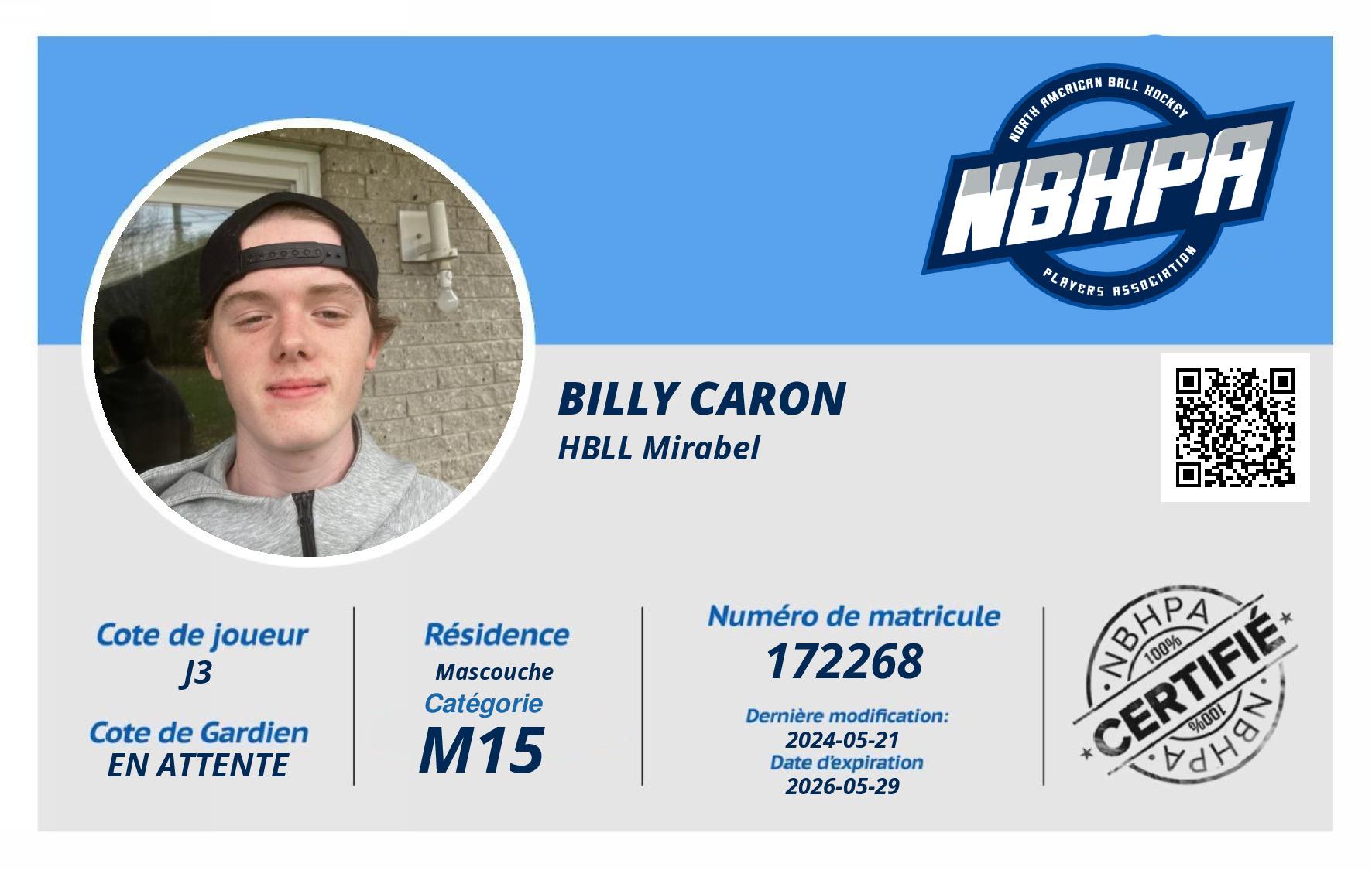 Billy Caron 