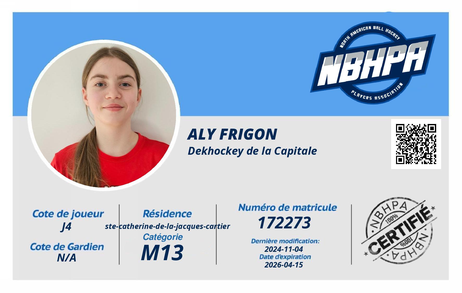 Aly Frigon 