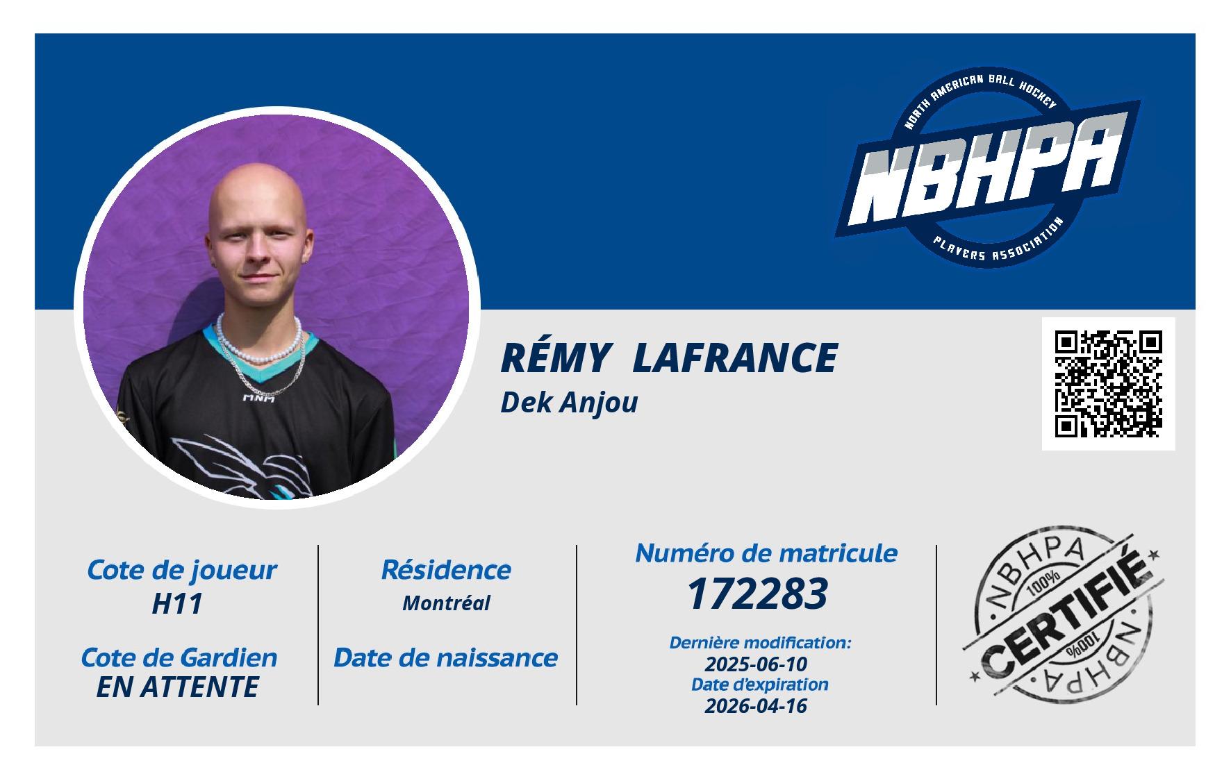 Rémy  Lafrance 