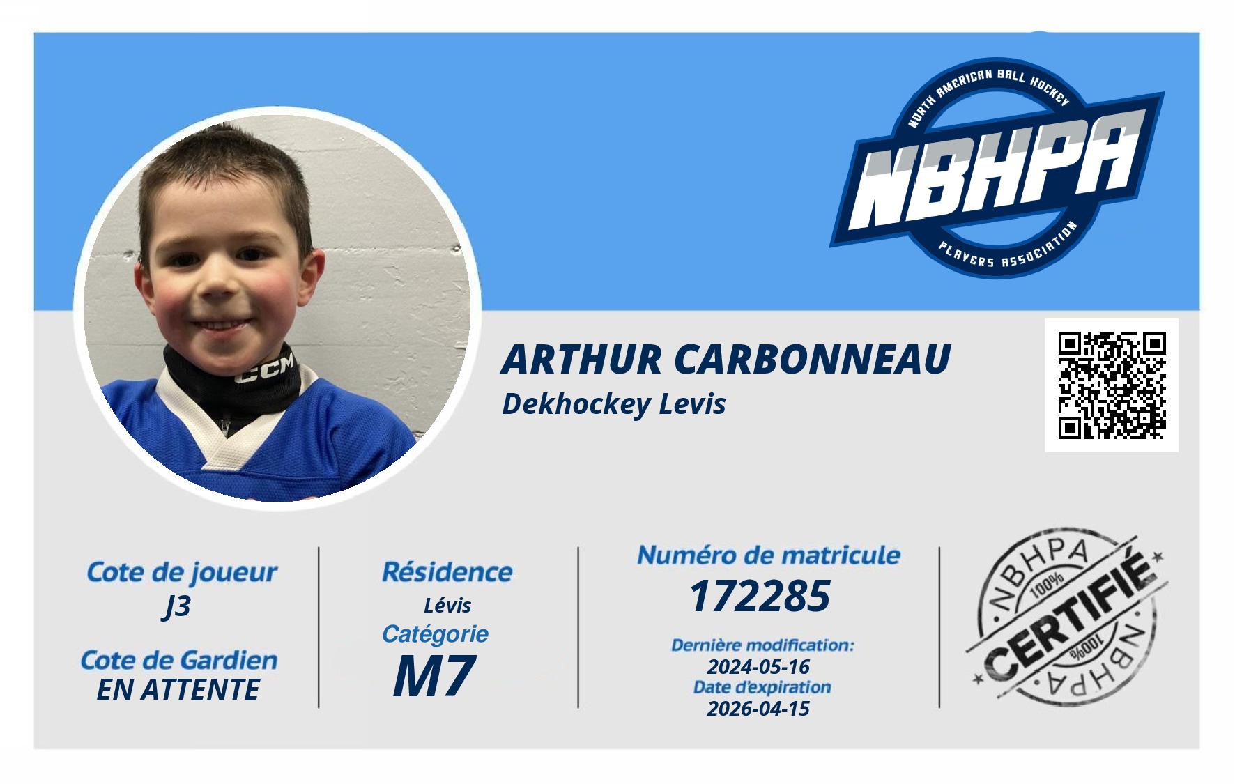 Arthur Carbonneau