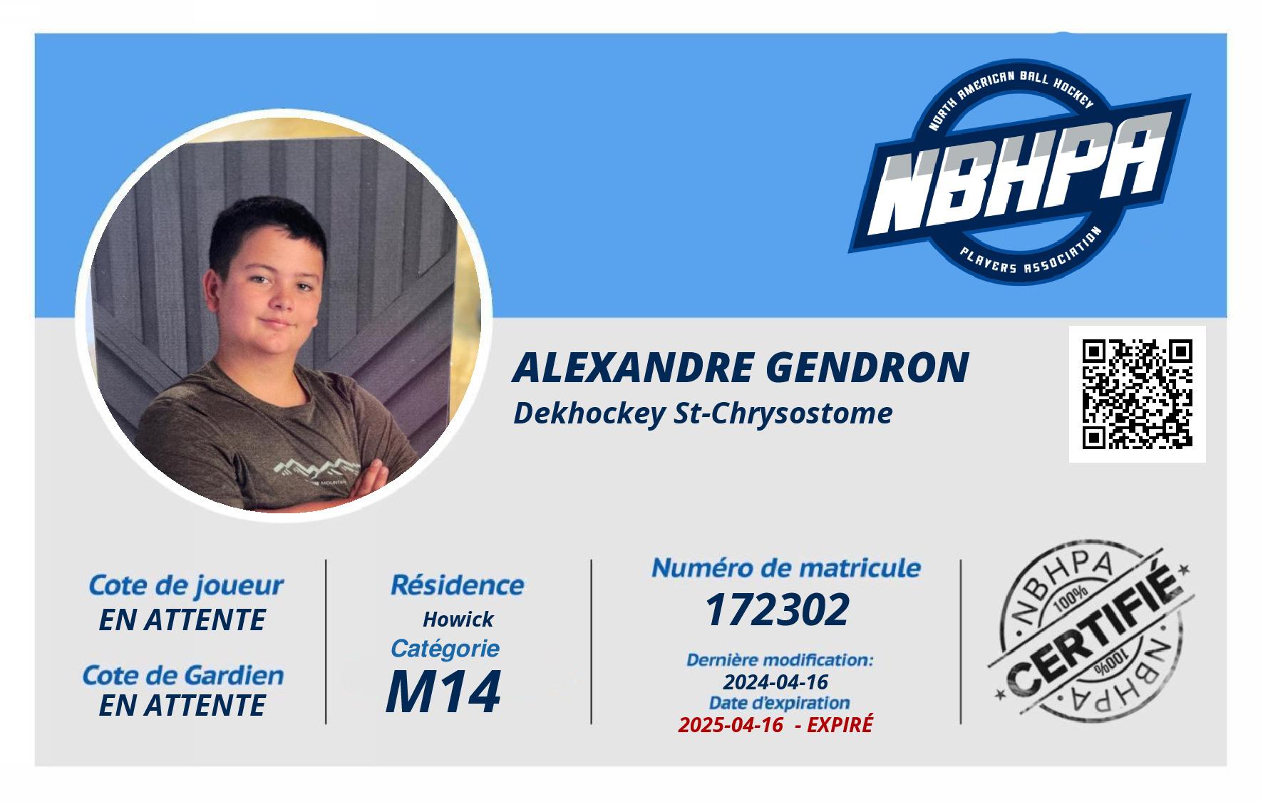 Alexandre Gendron
