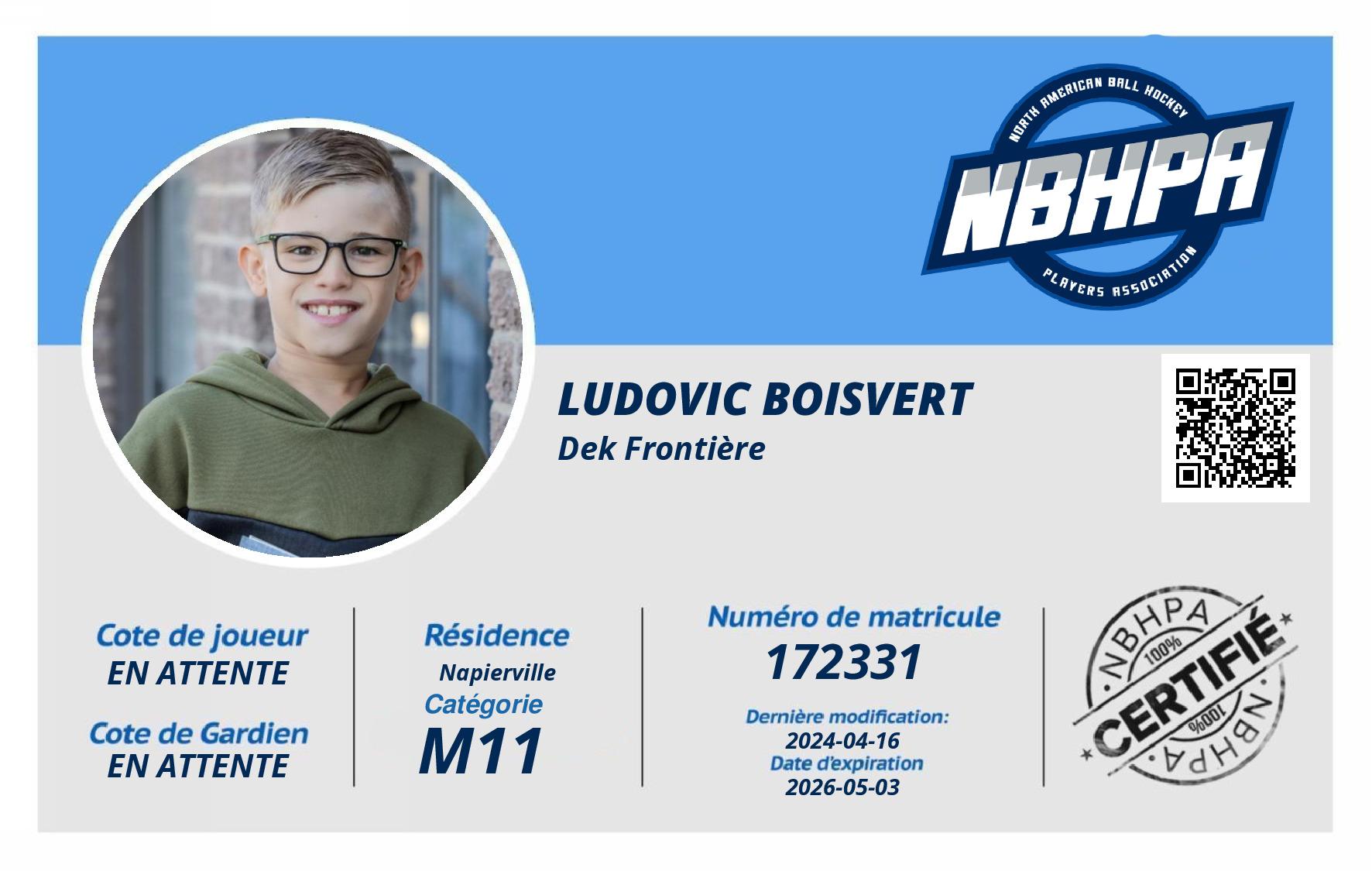 Ludovic Boisvert