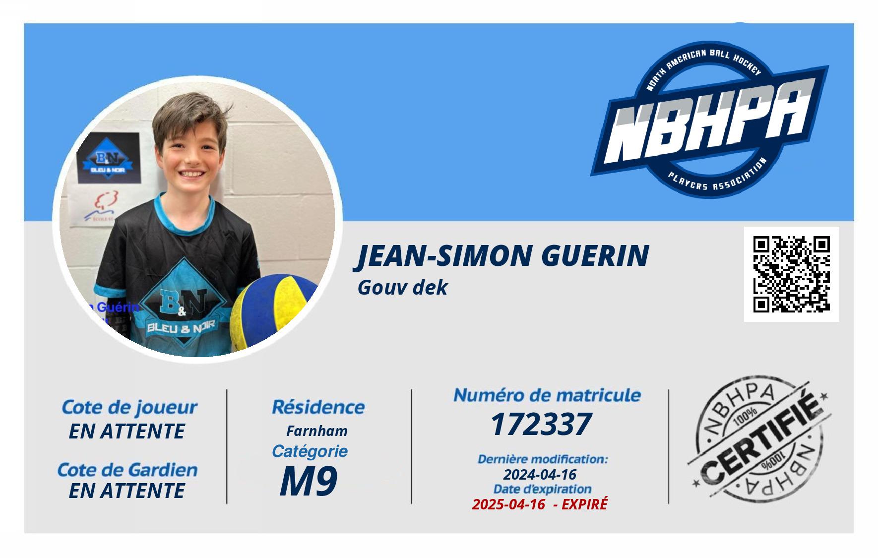 Jean-Simon Guerin 