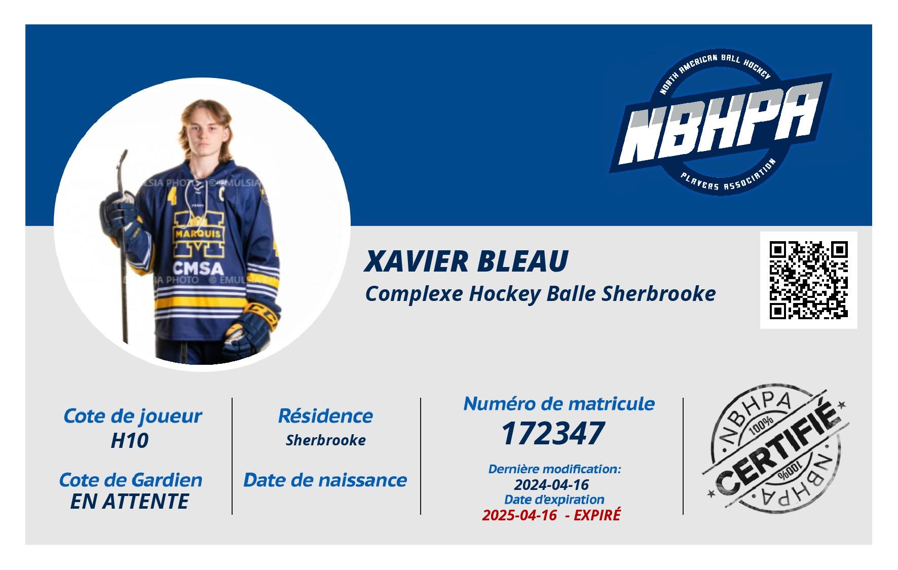 Xavier Bleau