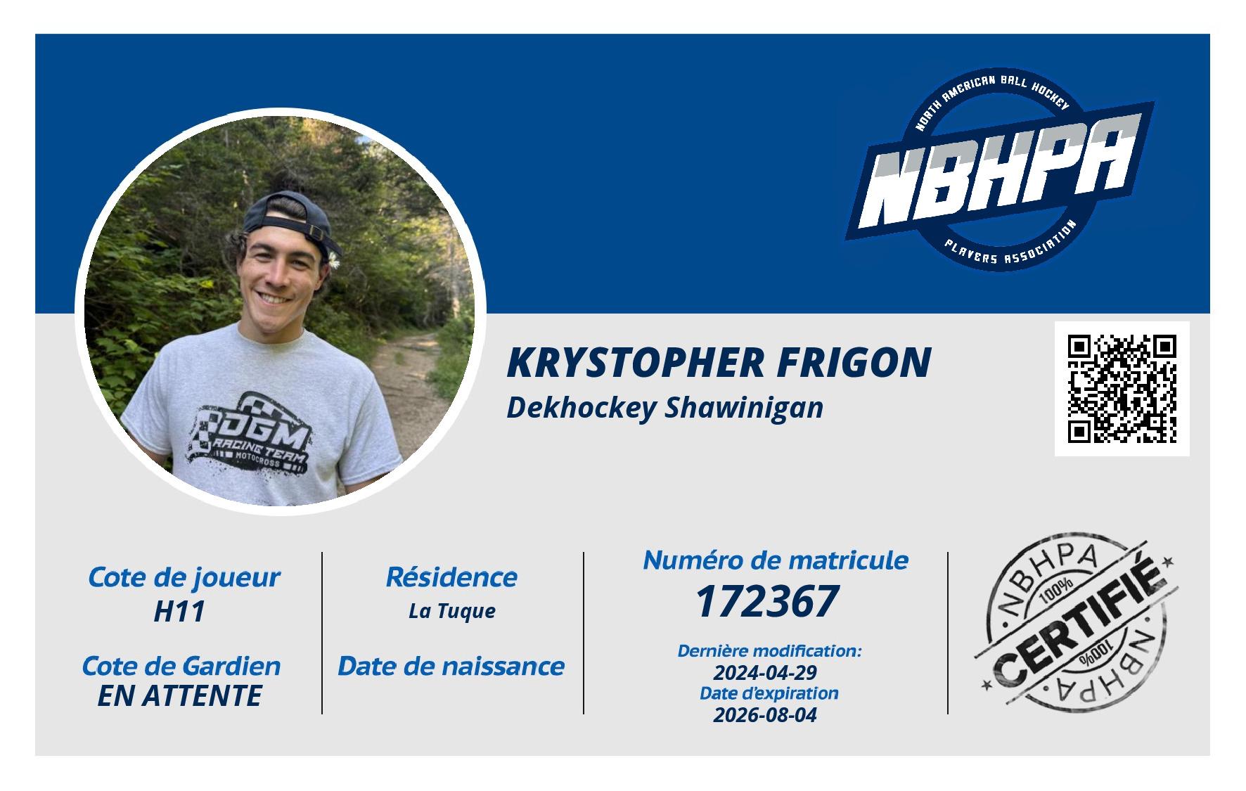 Krystopher Frigon