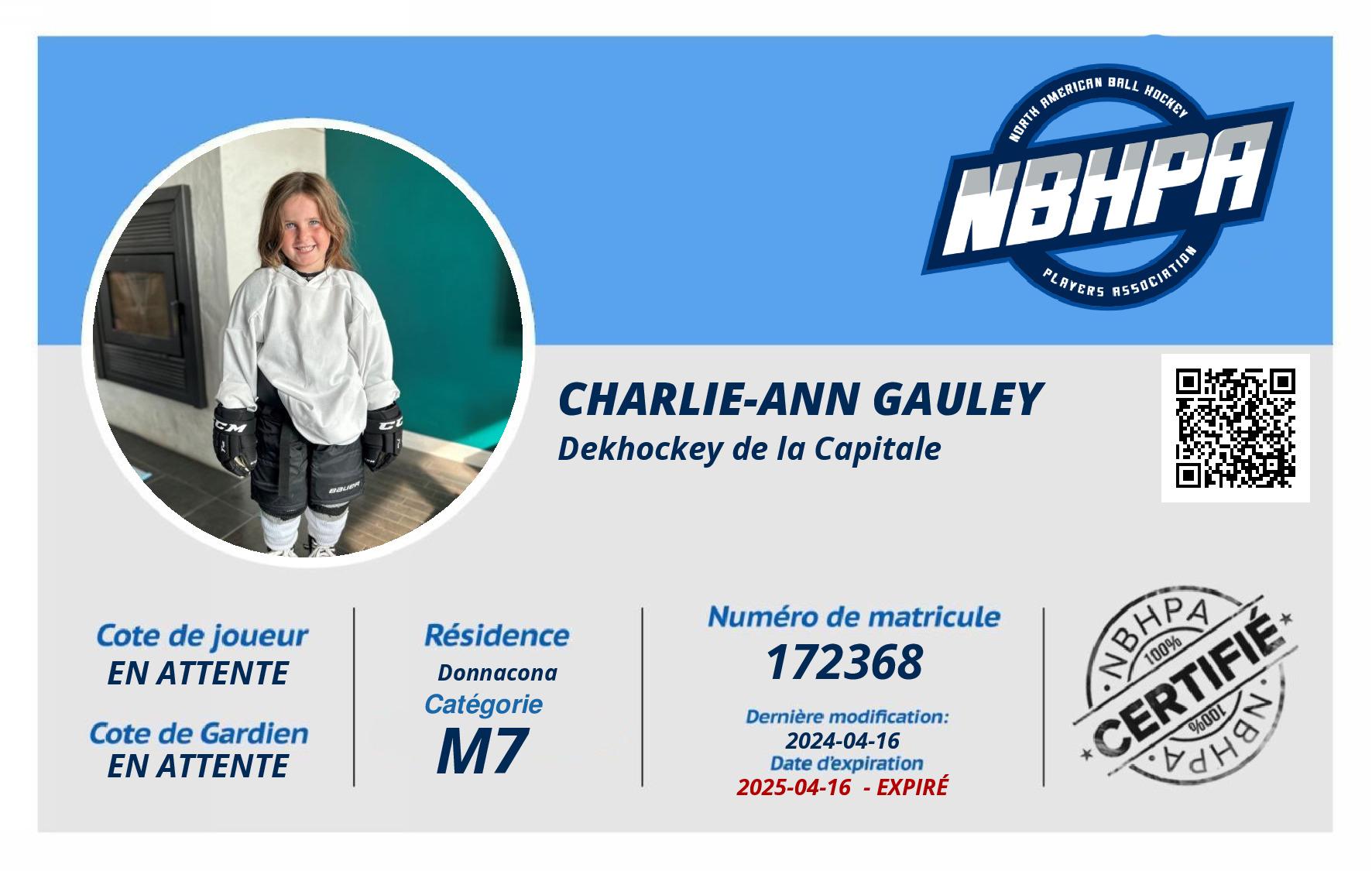 Charlie-Ann Gauley