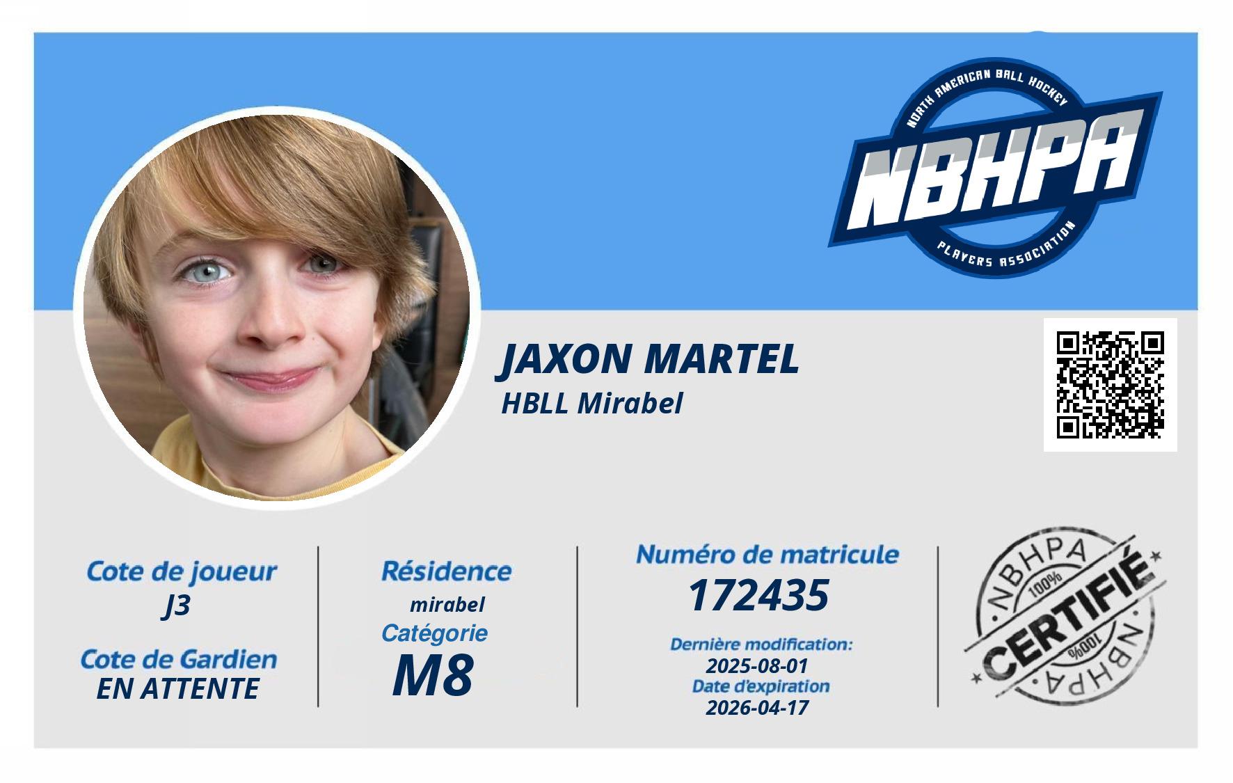 Jaxon Martel
