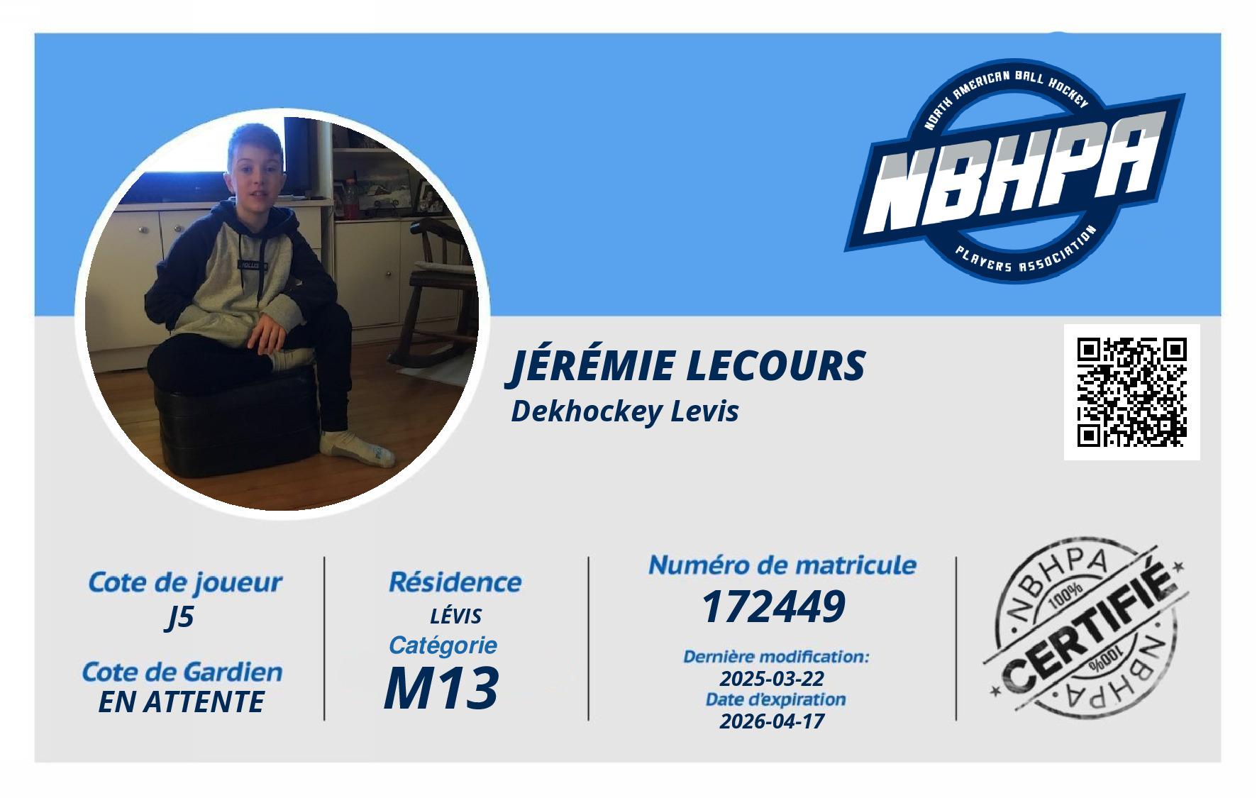Jérémie Lecours