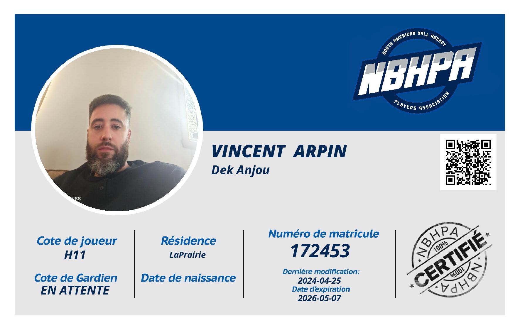 Vincent  Arpin