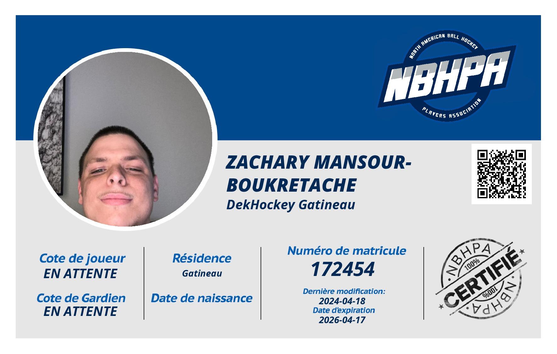 Zachary Mansour-Boukretache