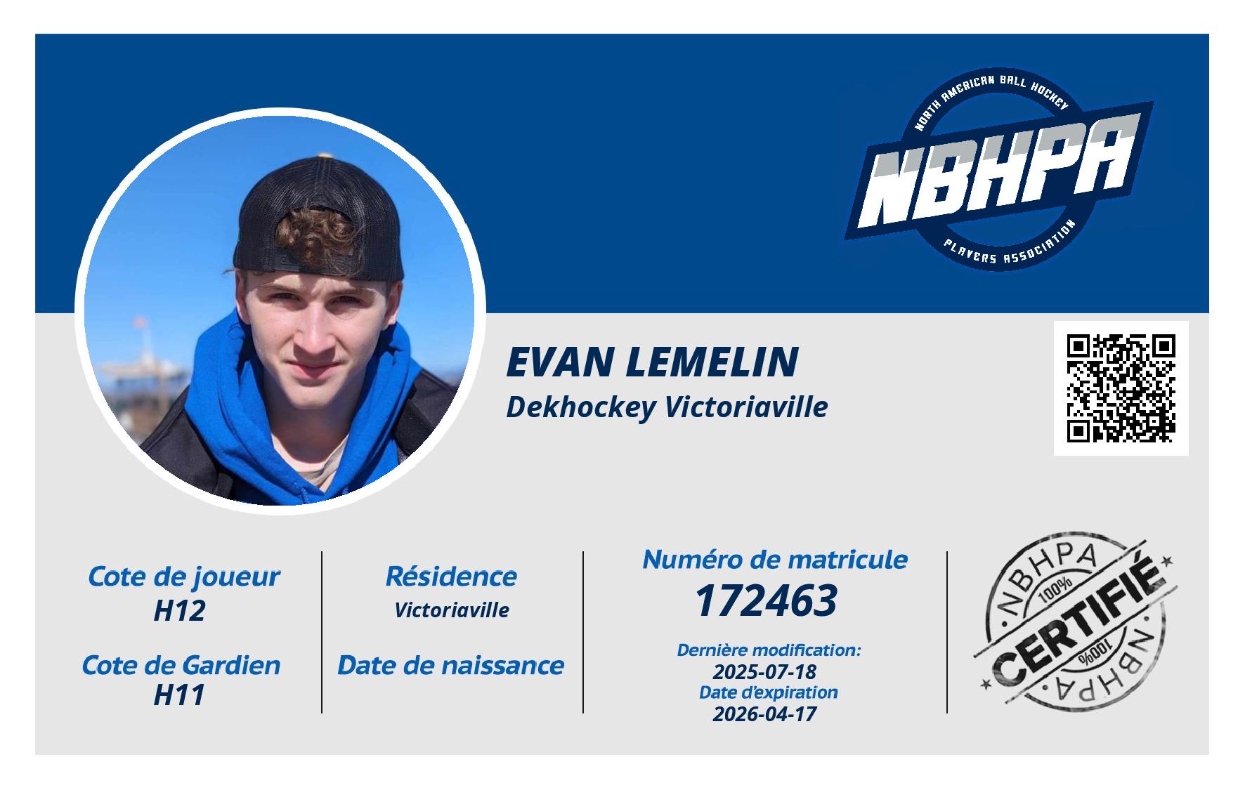 Evan Lemelin