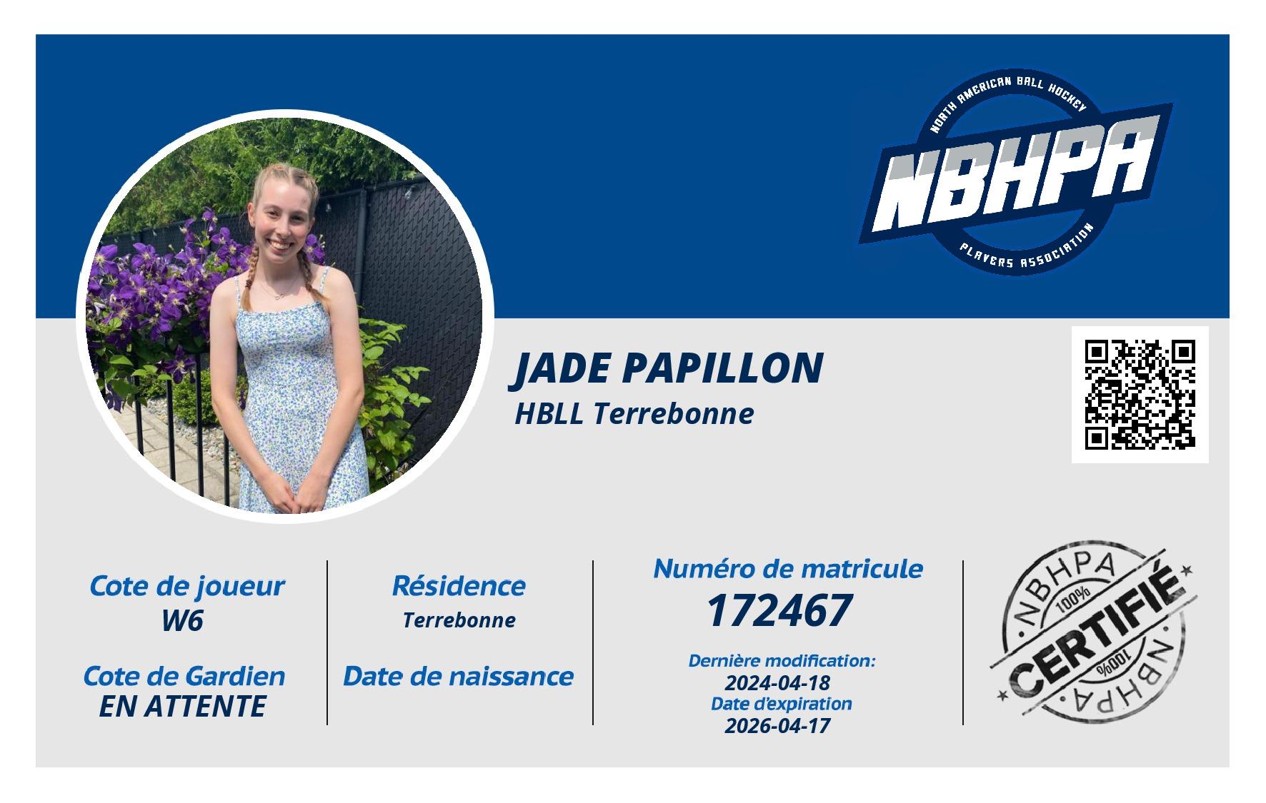 Jade Papillon