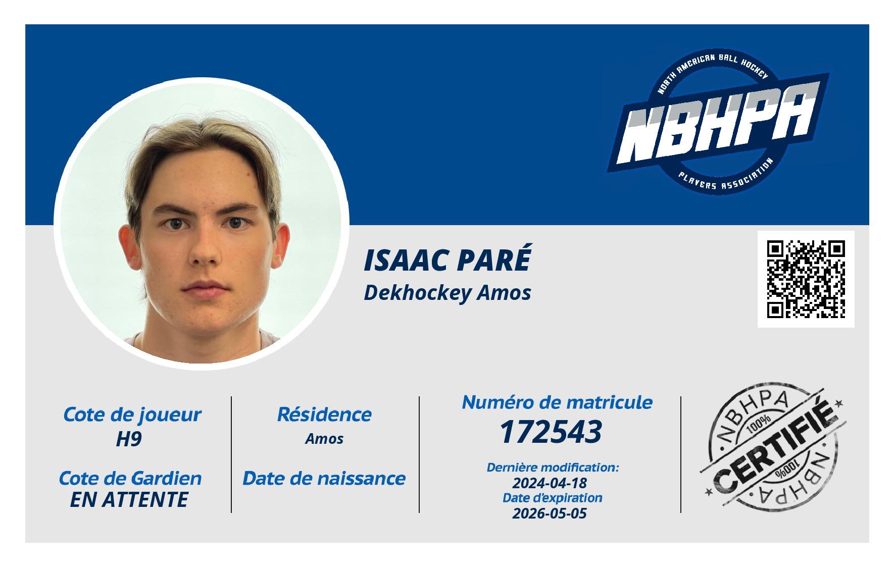 Isaac Paré