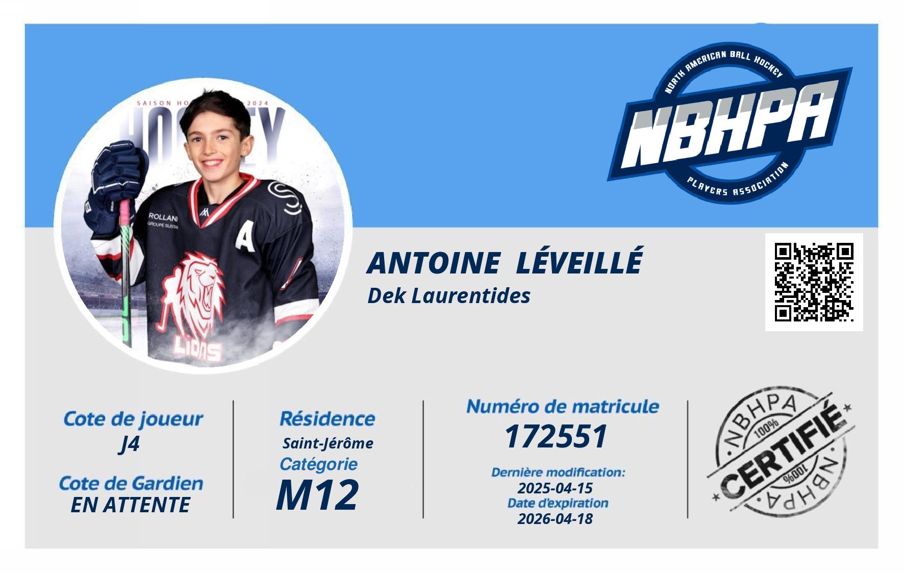 Antoine  Léveillé