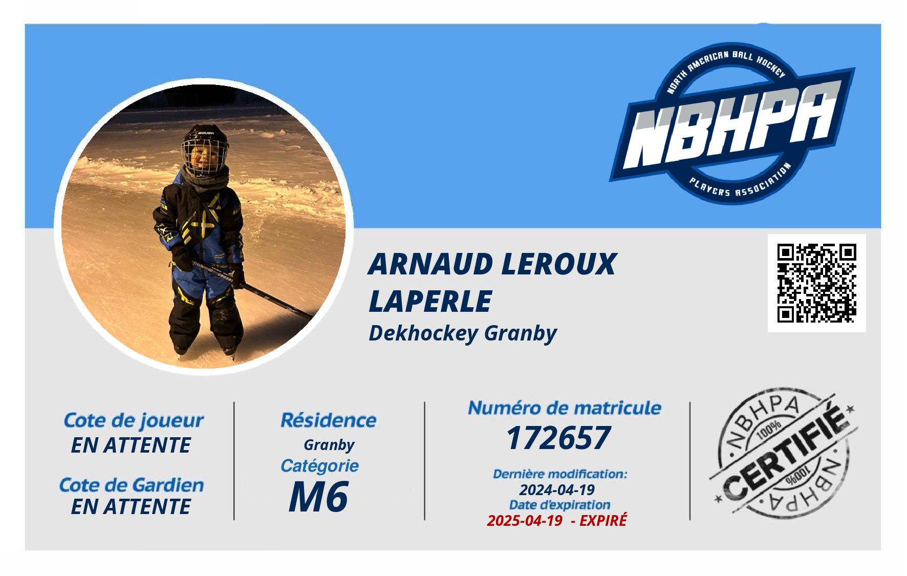 Arnaud Leroux Laperle