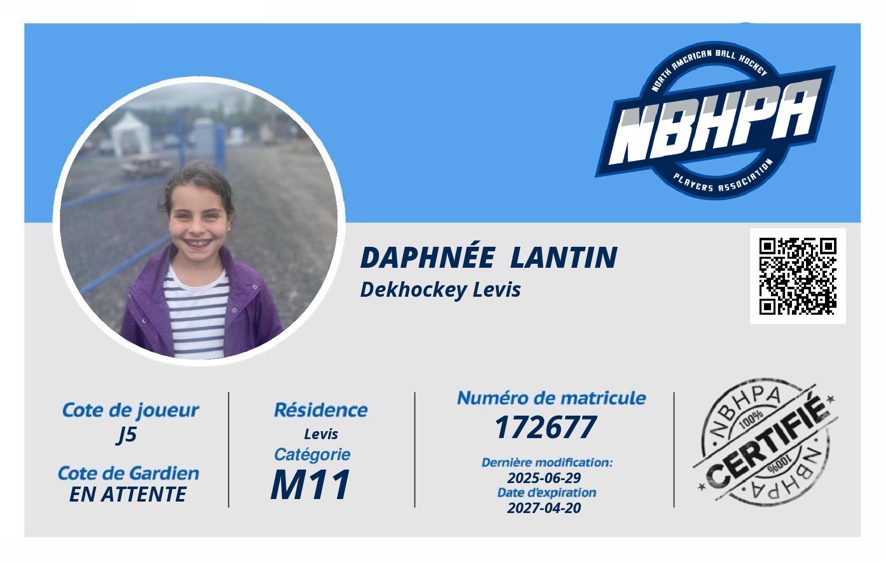 Daphnée  Lantin