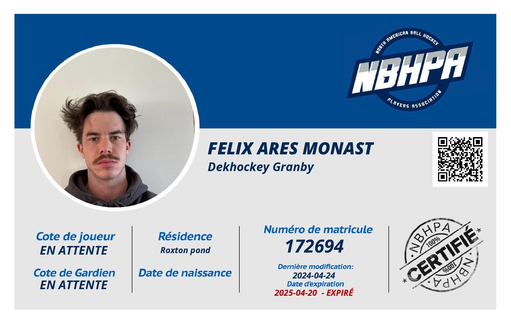 Felix Ares monast