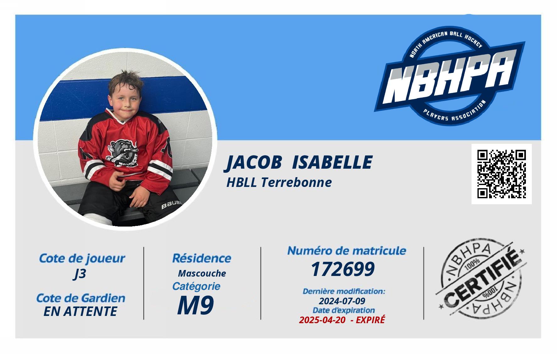Jacob  Isabelle 