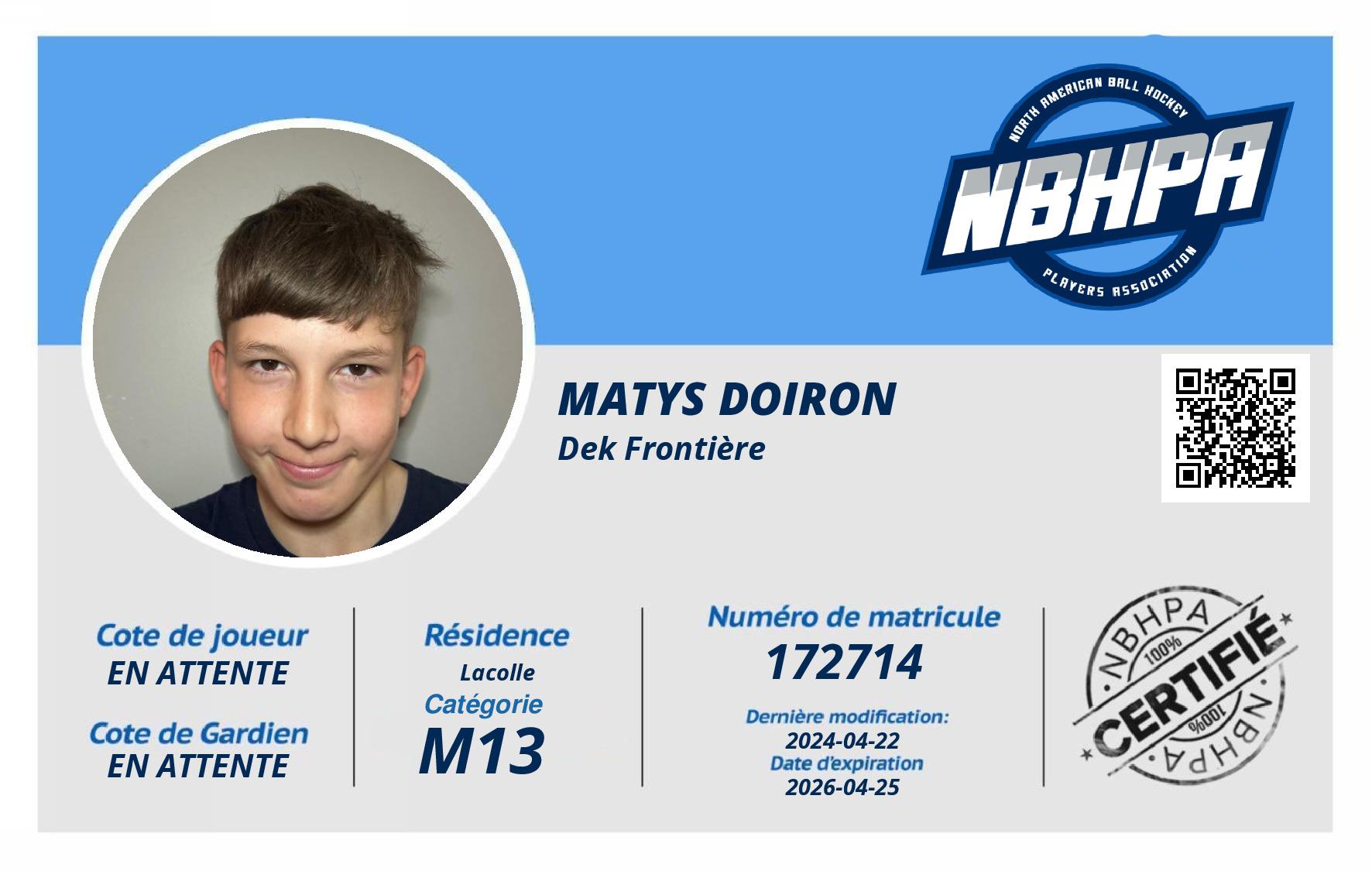 Matys Doiron