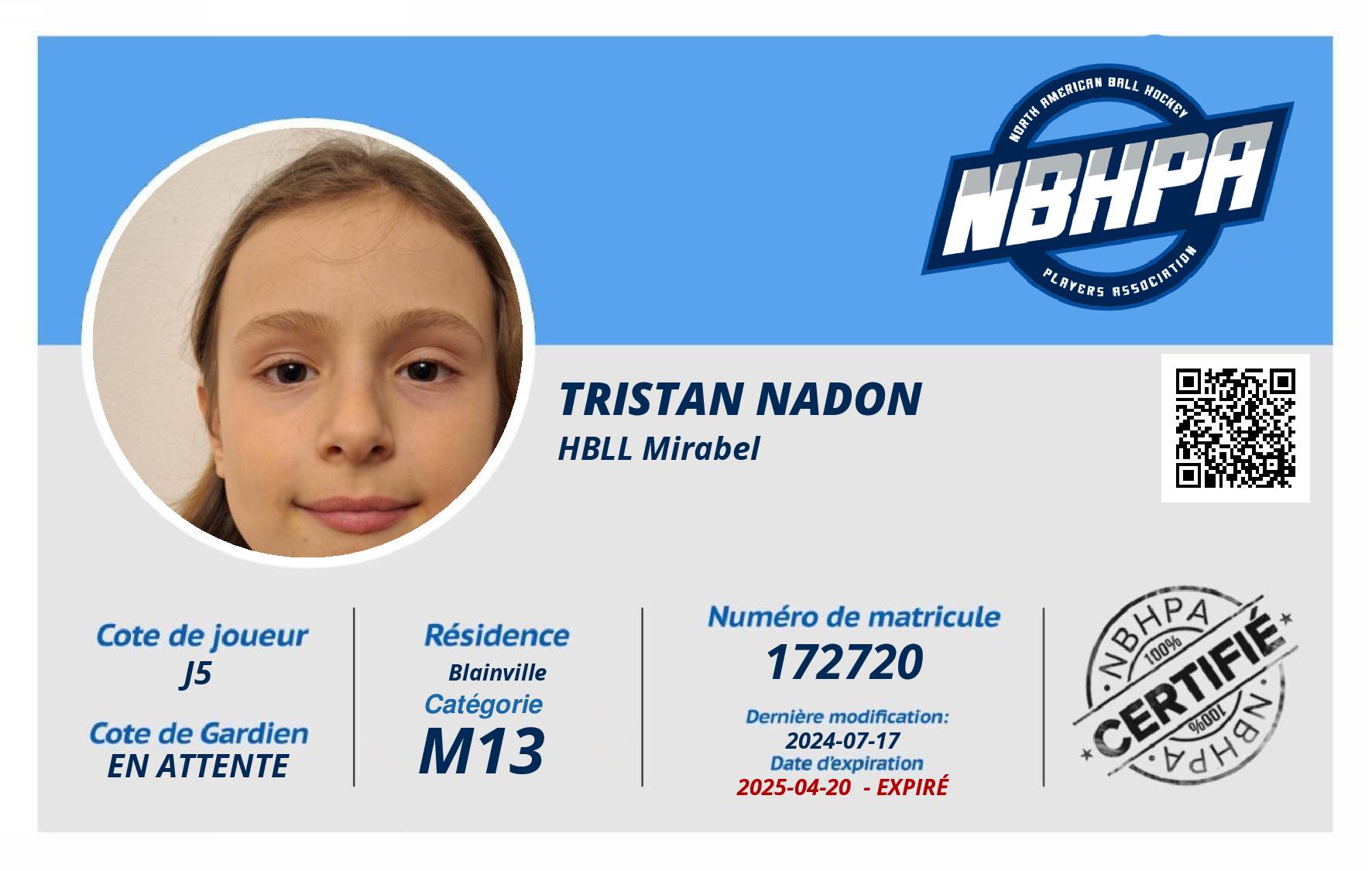 Tristan Nadon