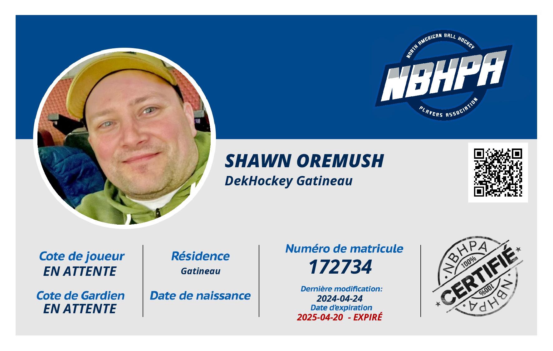 Shawn Oremush