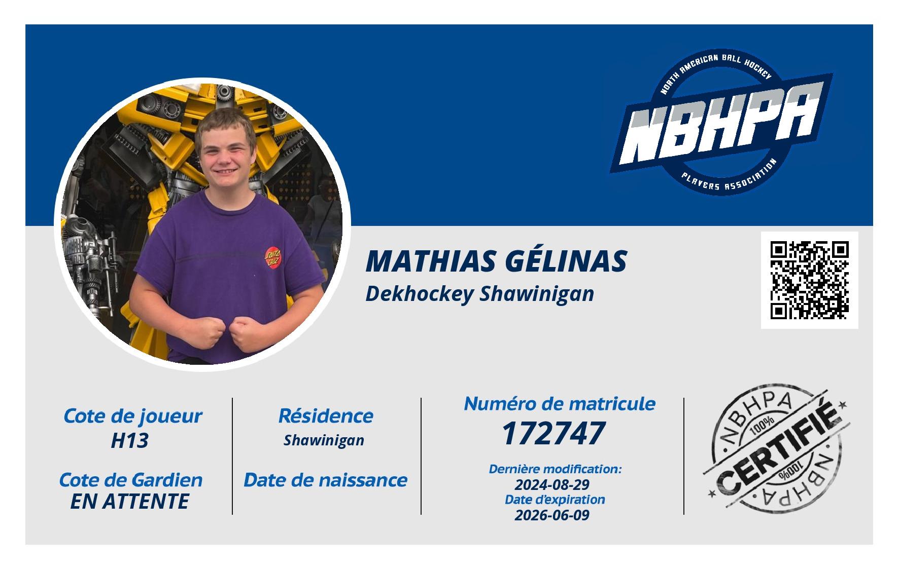 Mathias Gélinas
