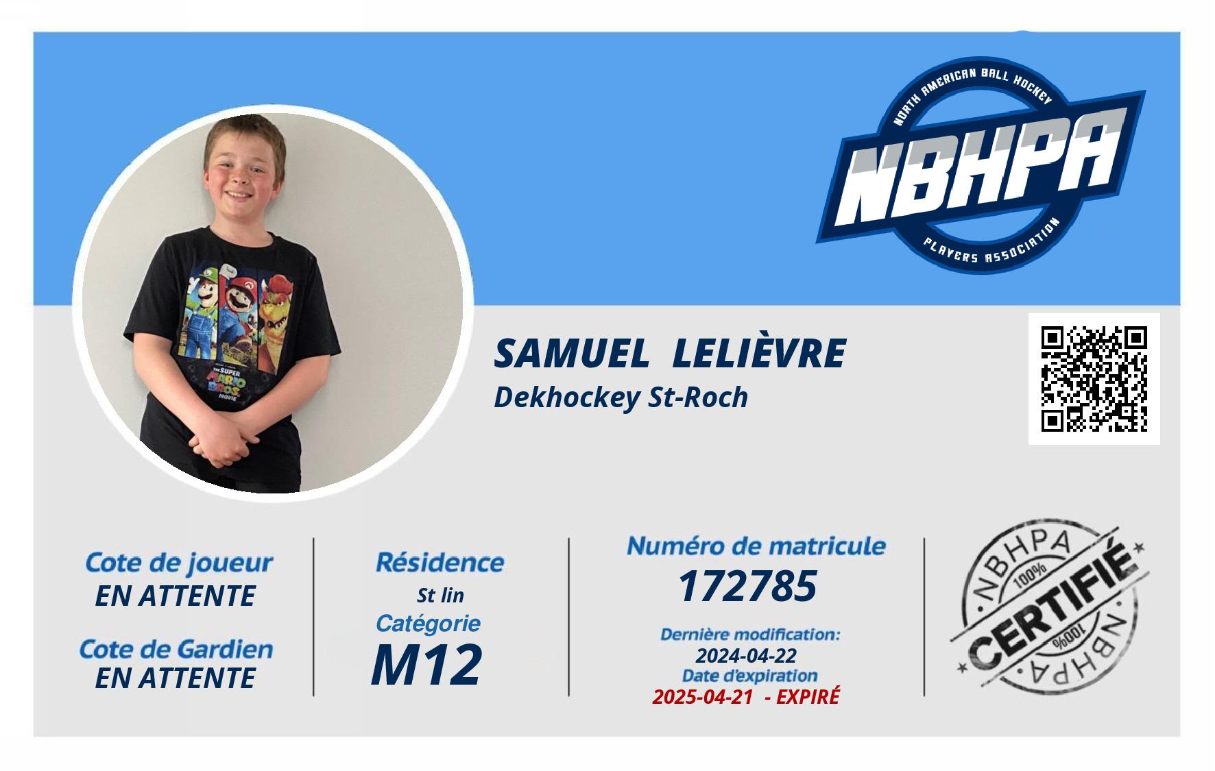 Samuel  Lelièvre 