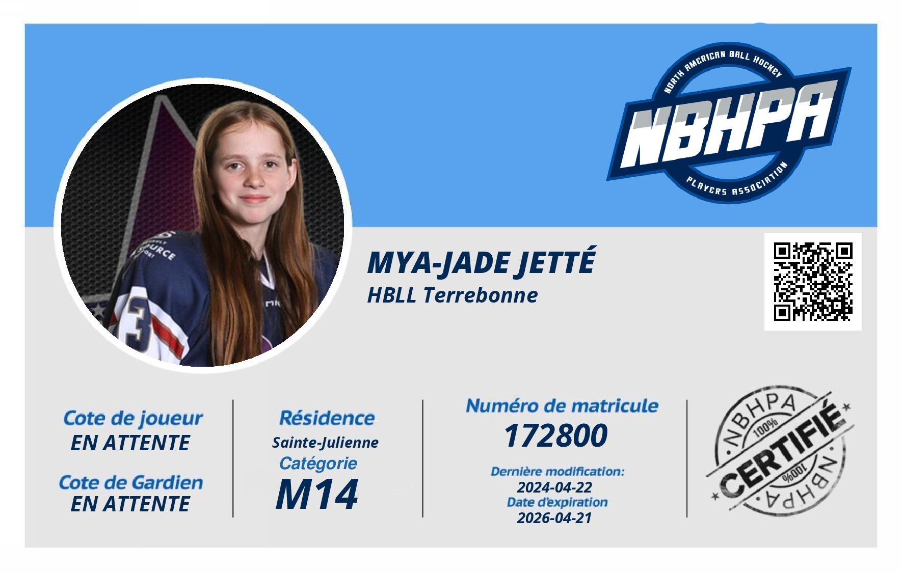 Mya-Jade Jetté 