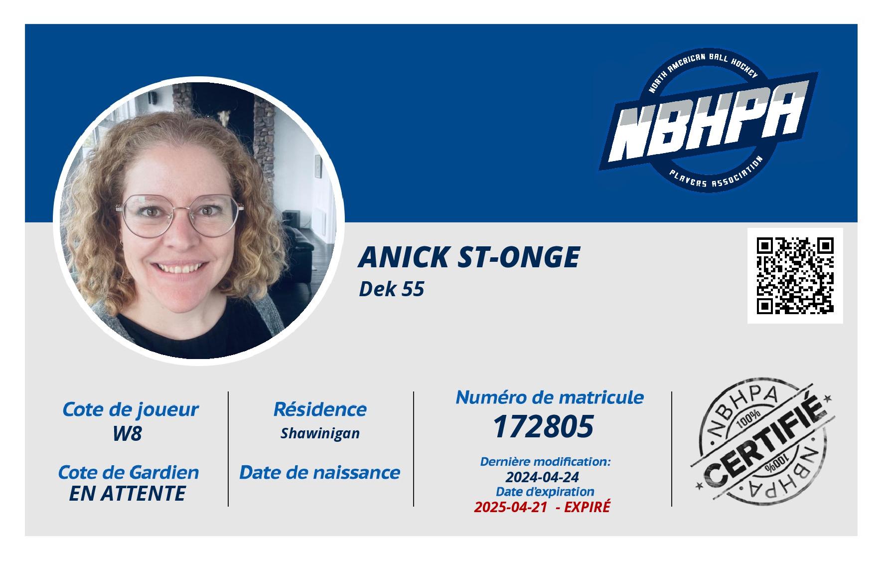 Anick St-Onge