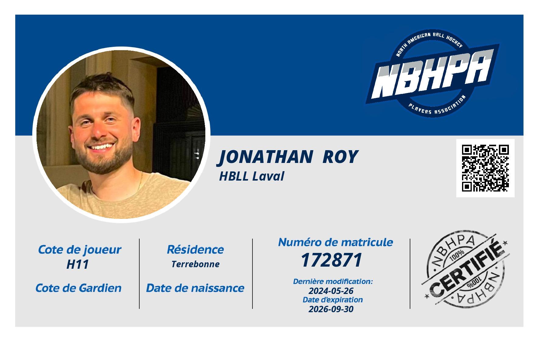 Jonathan  Roy