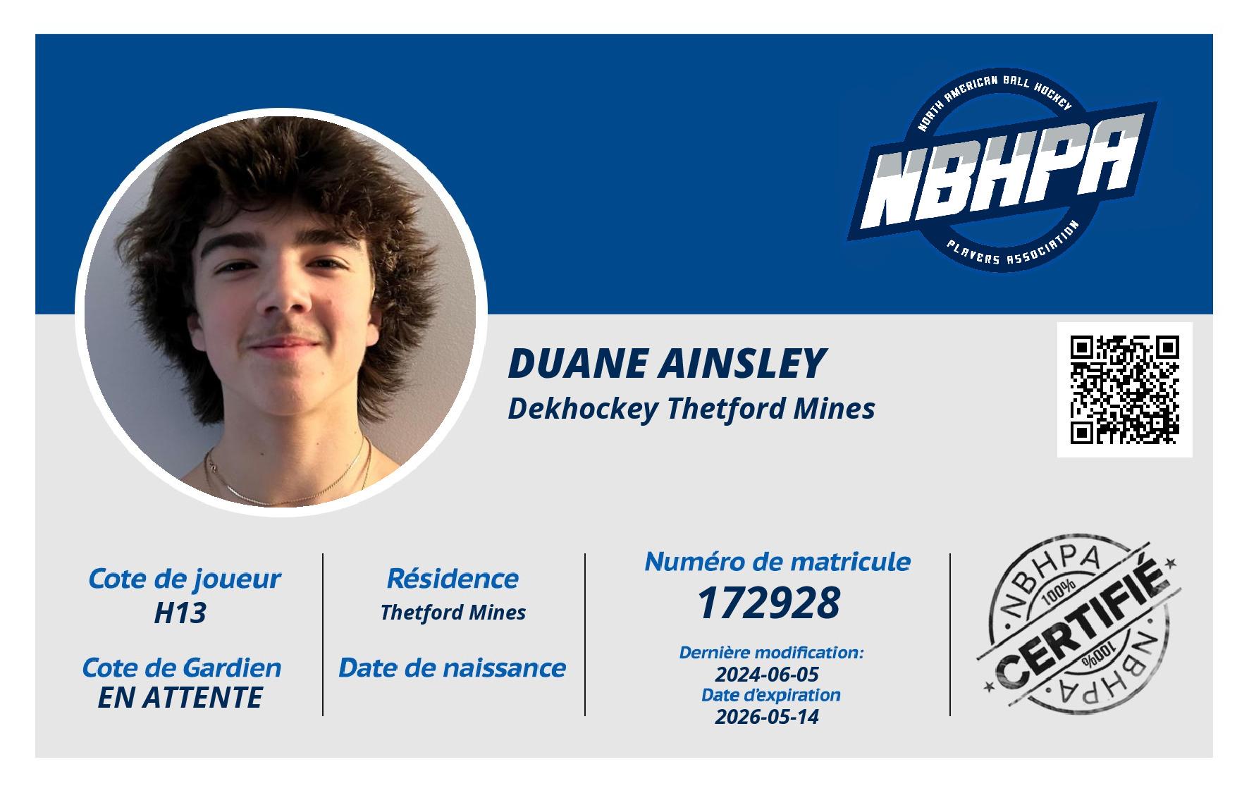 Duane Ainsley