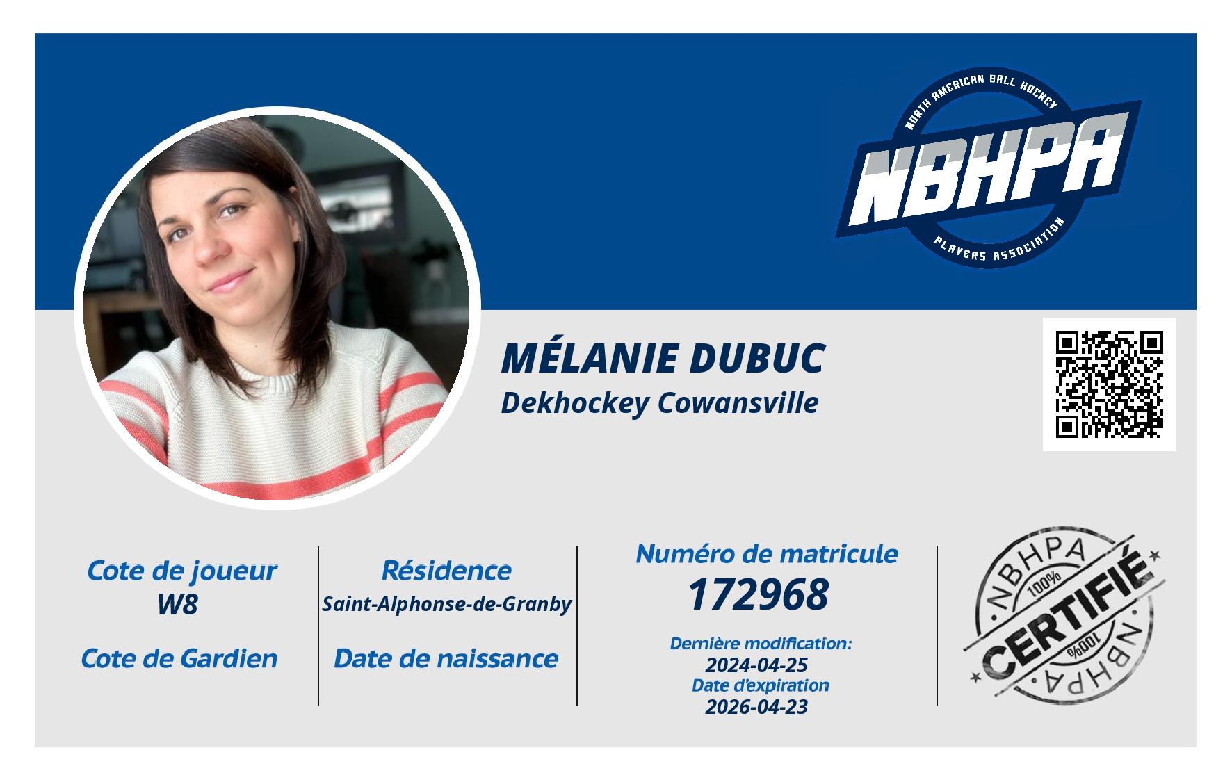 Mélanie Dubuc