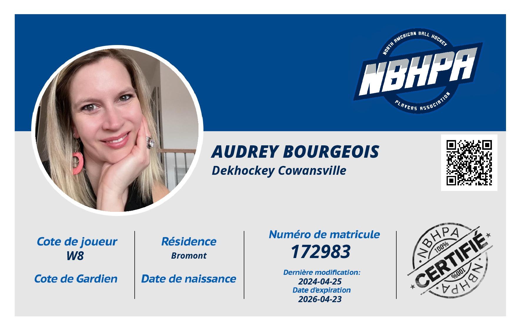 Audrey Bourgeois
