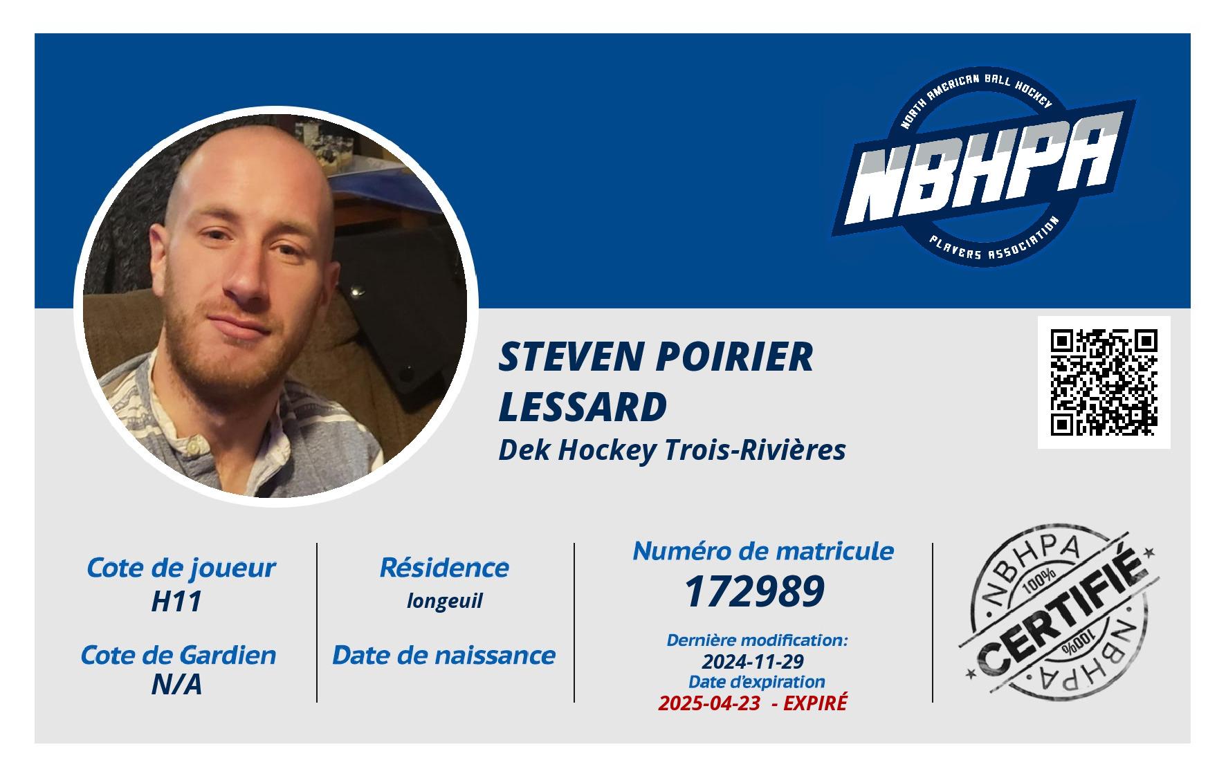 Steven Poirier Lessard