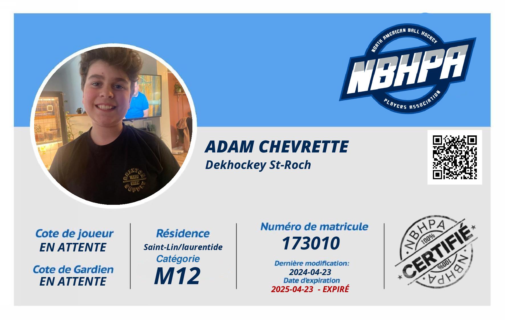 Adam Chevrette