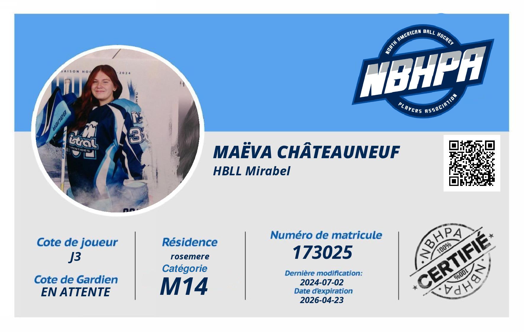 Maëva Châteauneuf 