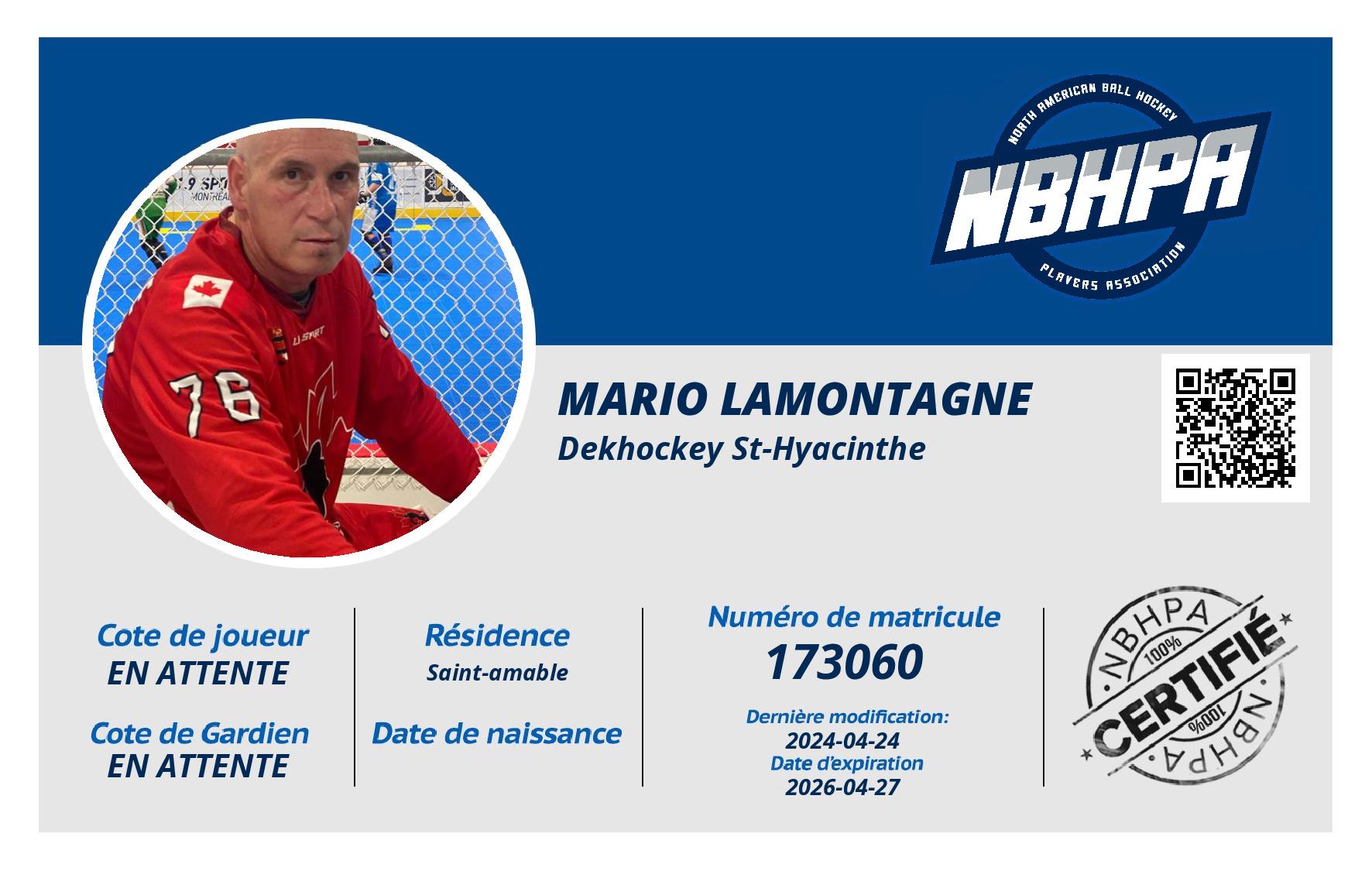 Mario Lamontagne 