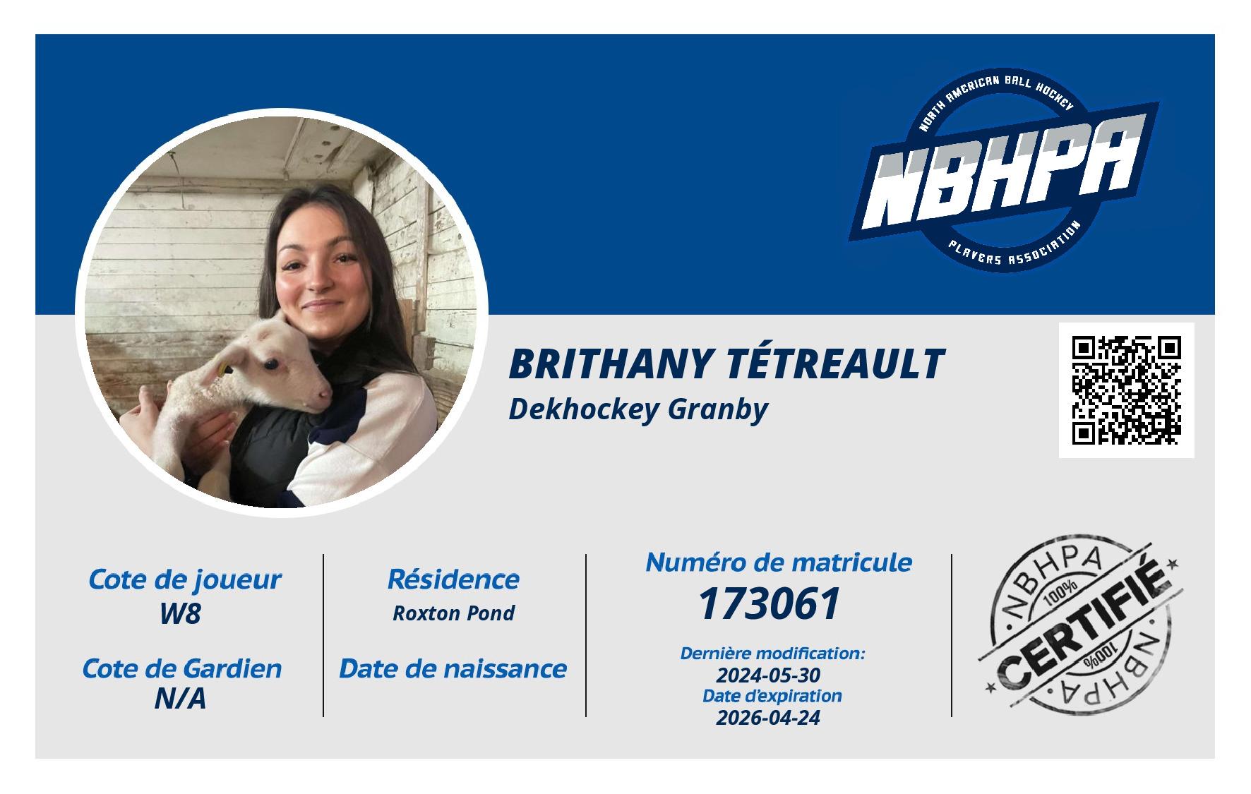 Brithany Tétreault 