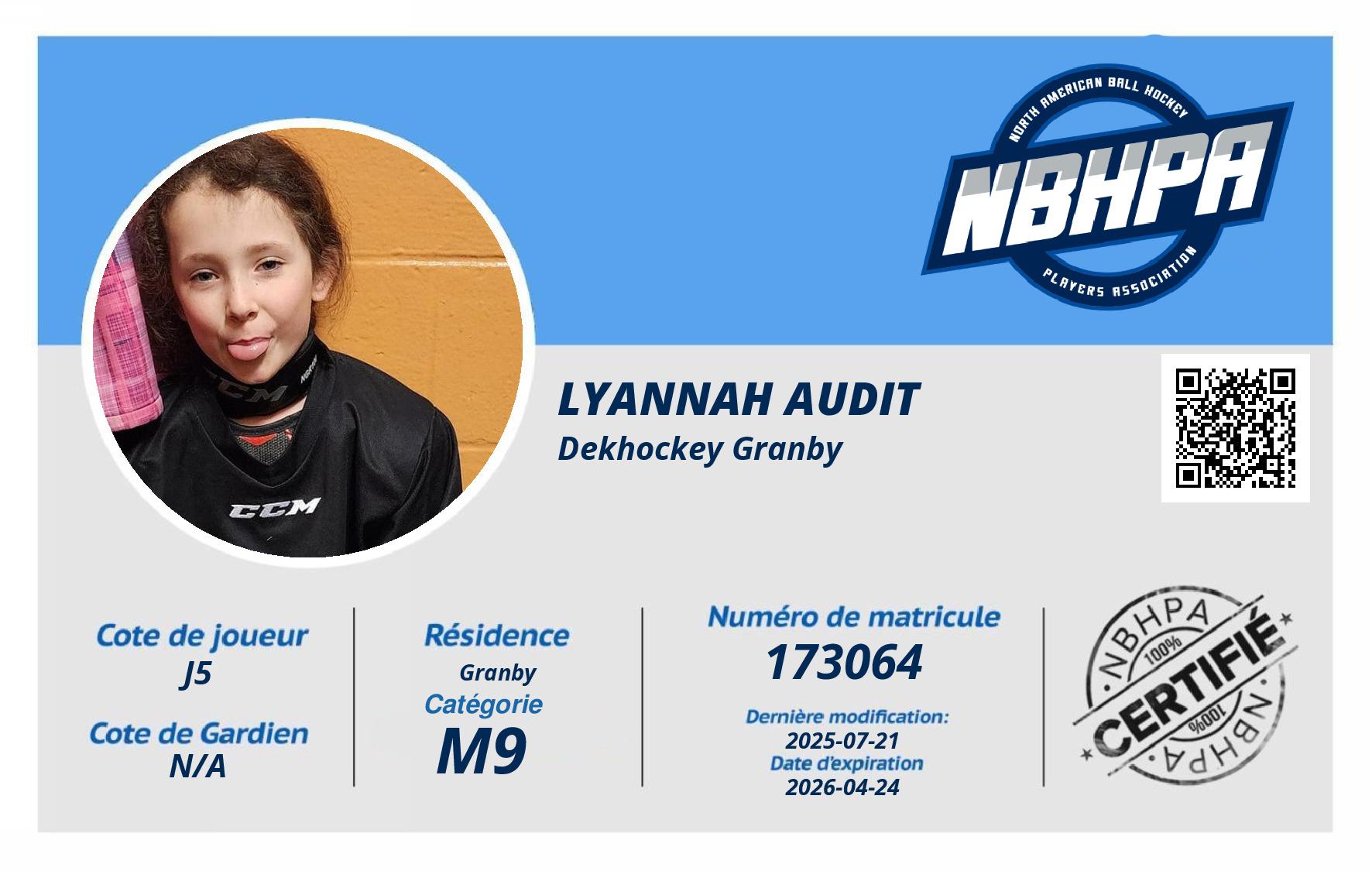 Lyannah Audit