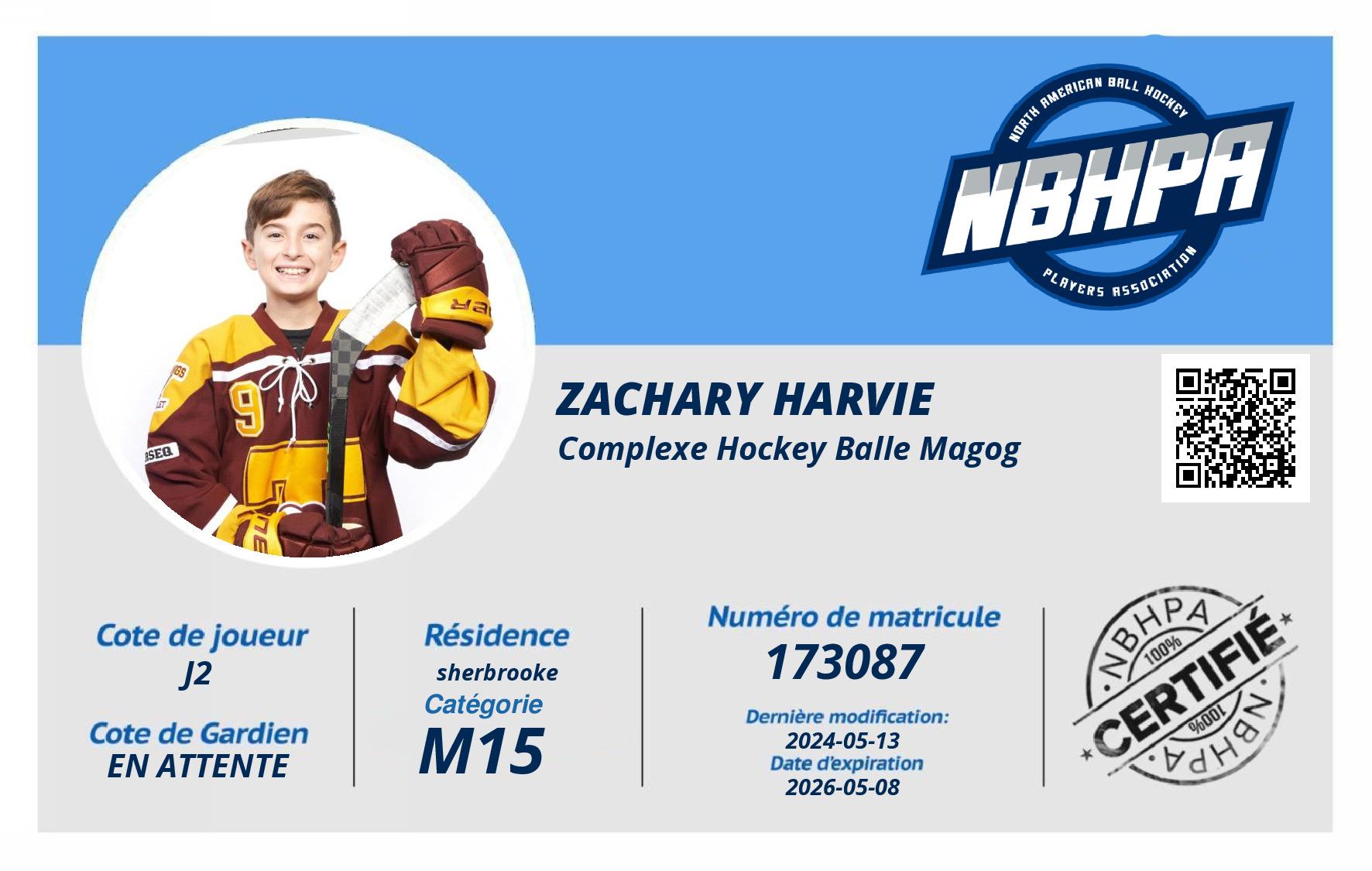 Zachary Harvie
