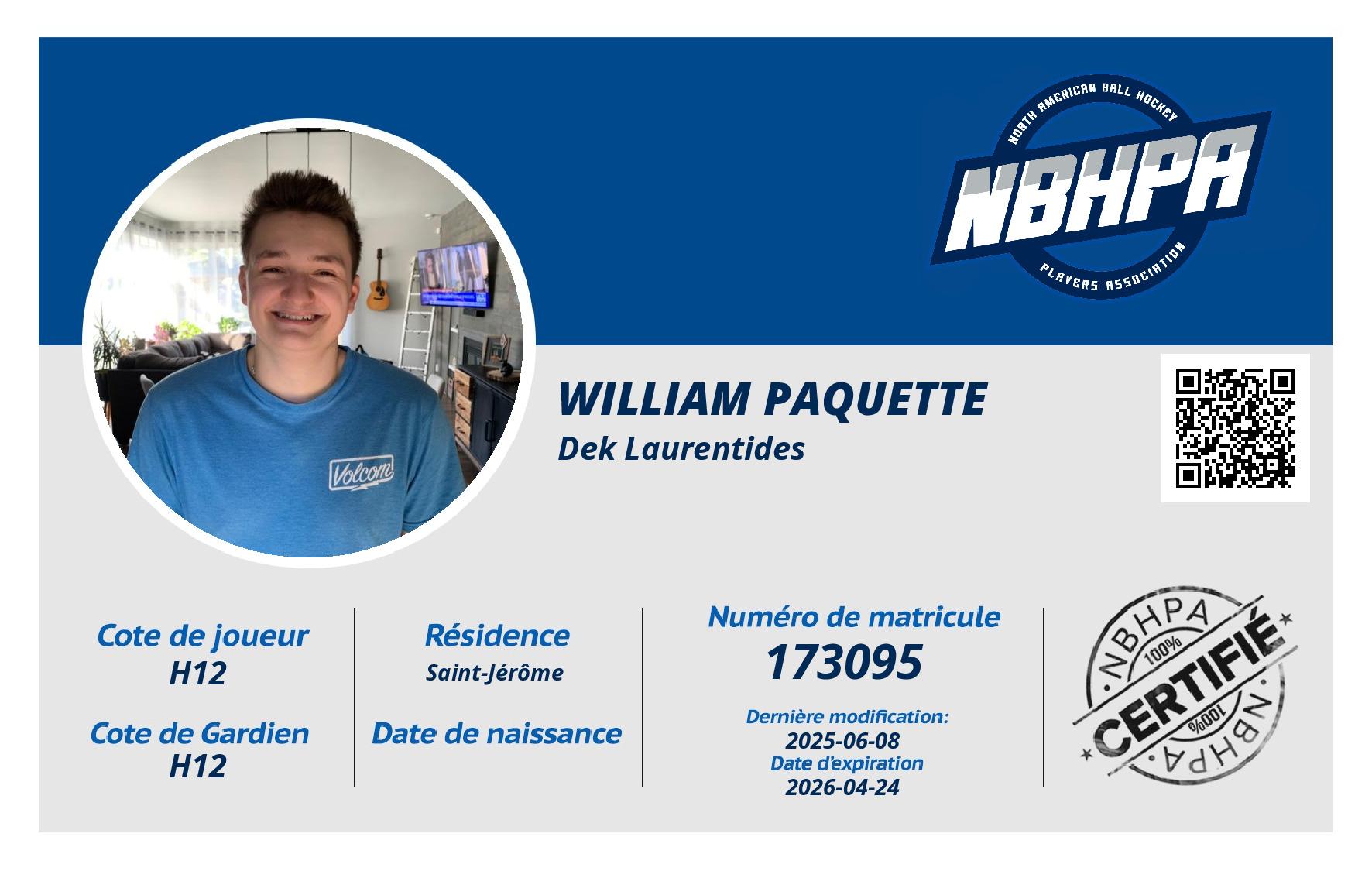 William Paquette