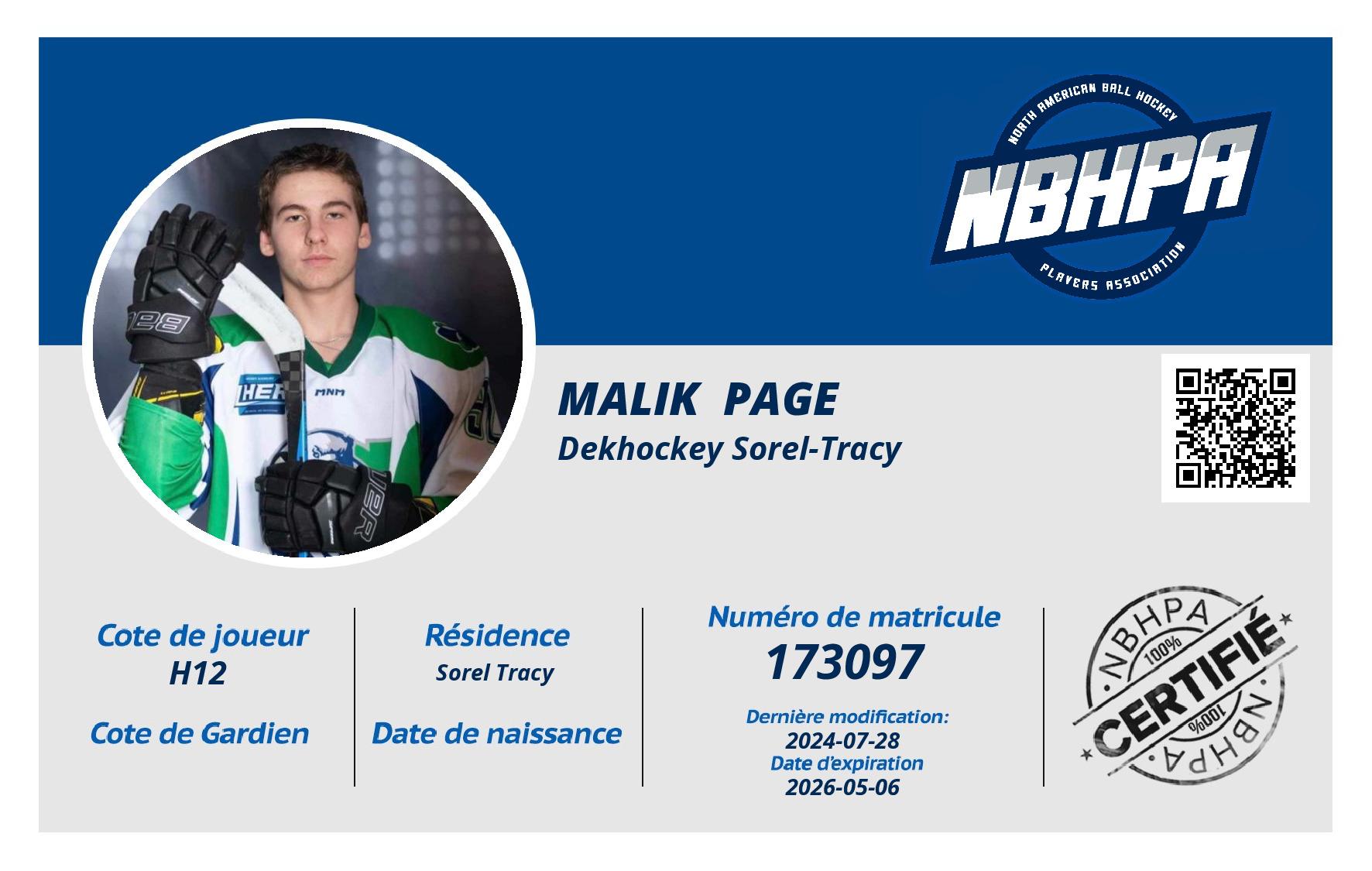 Malik  Page 