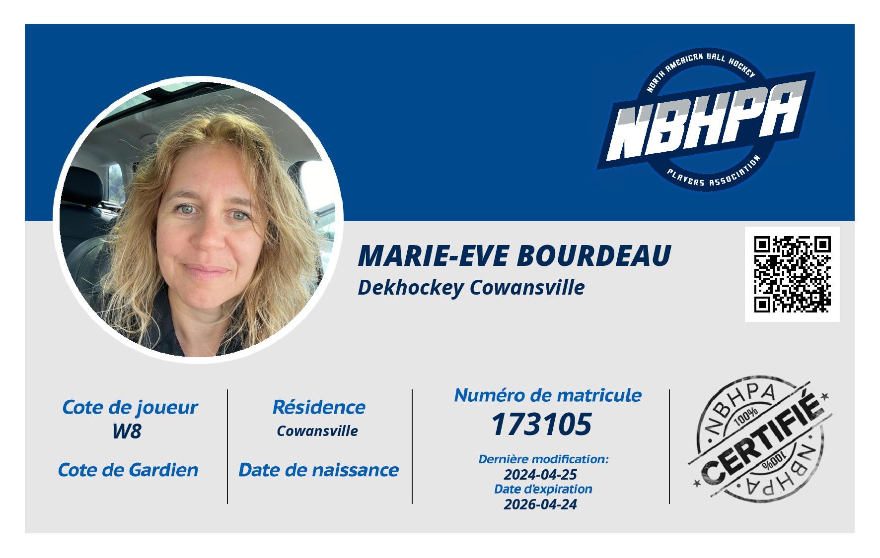 Marie-Eve Bourdeau