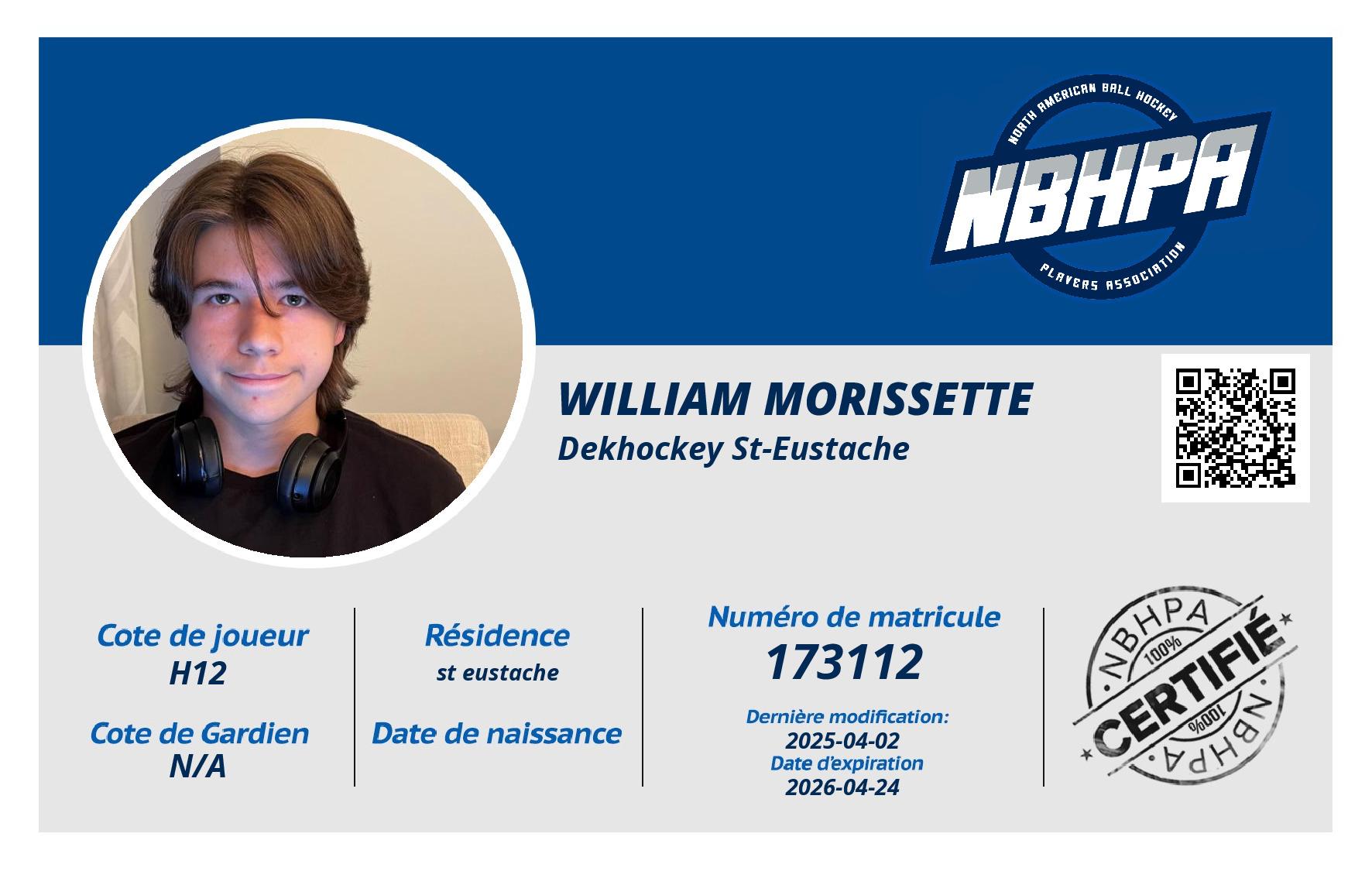 William Morissette