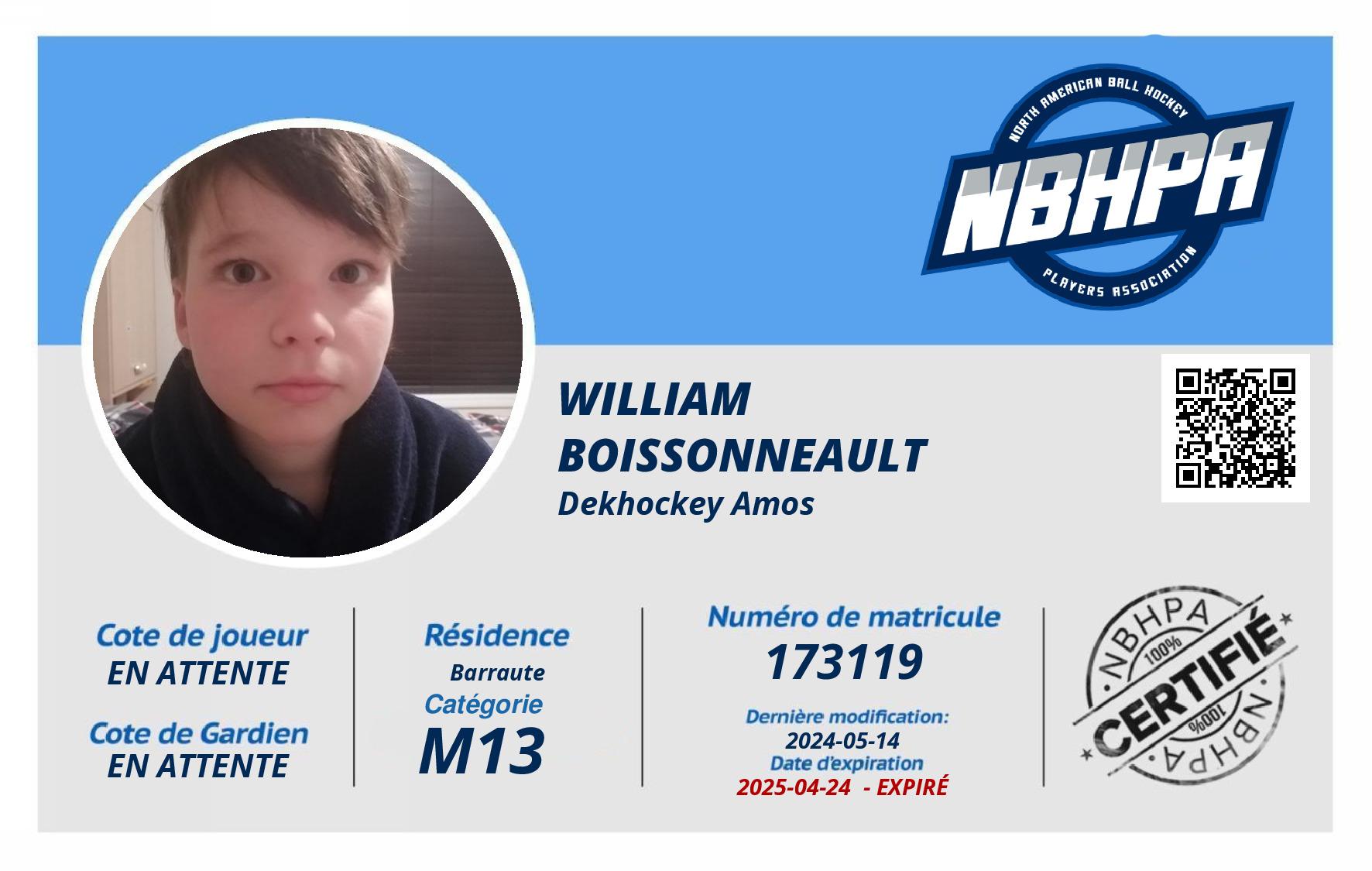 William  Boissonneault 