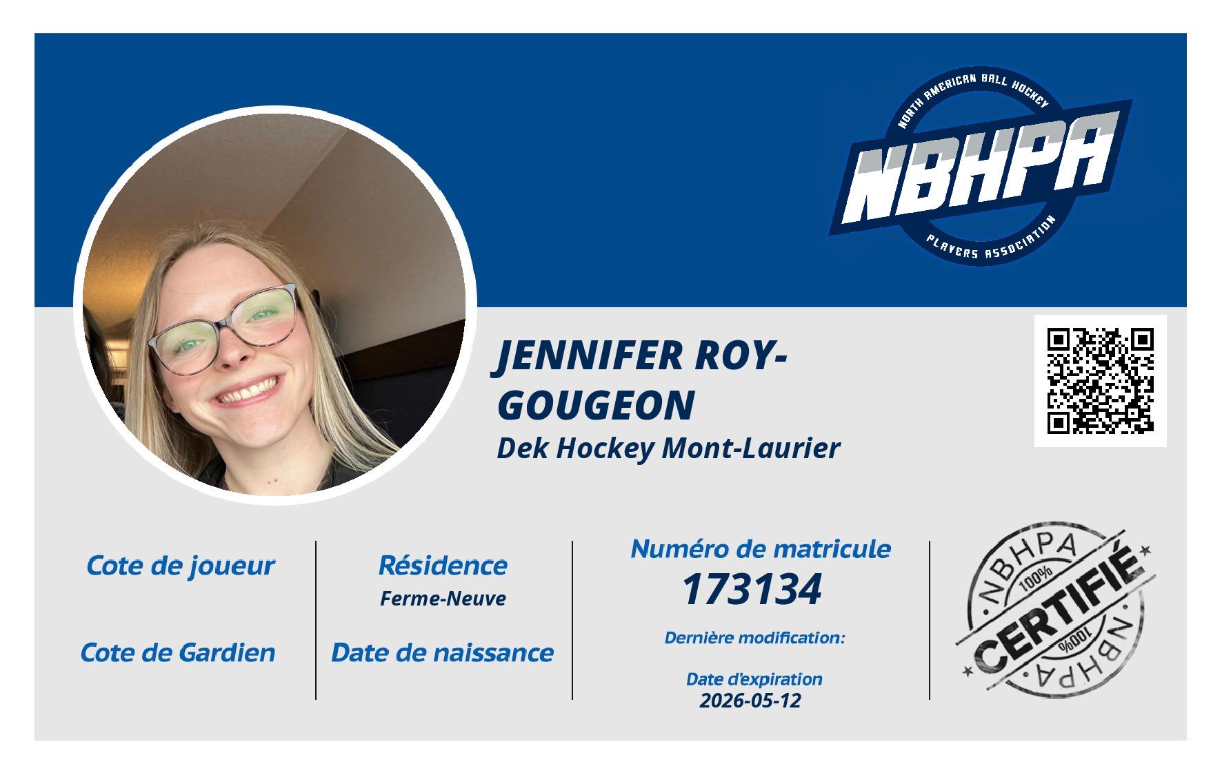 Jennifer Roy-Gougeon