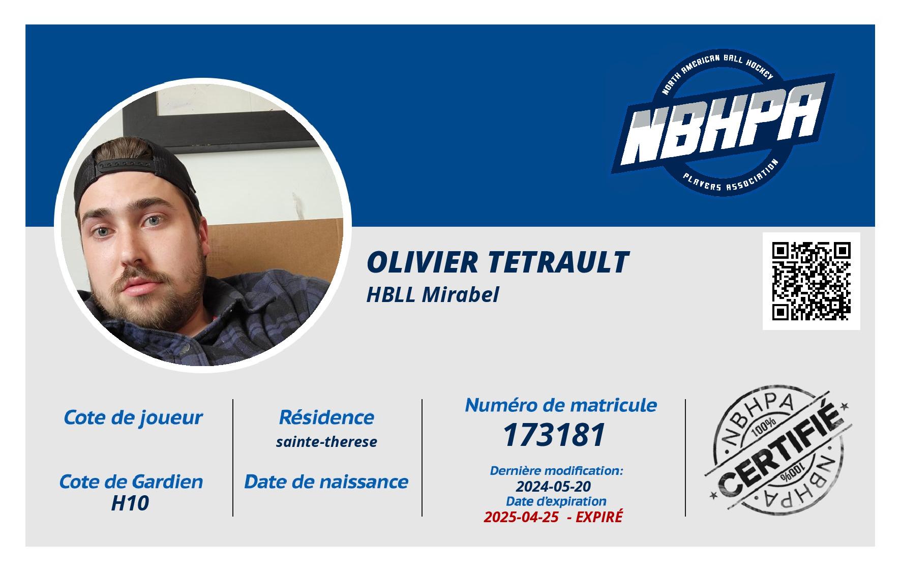 Olivier Tetrault