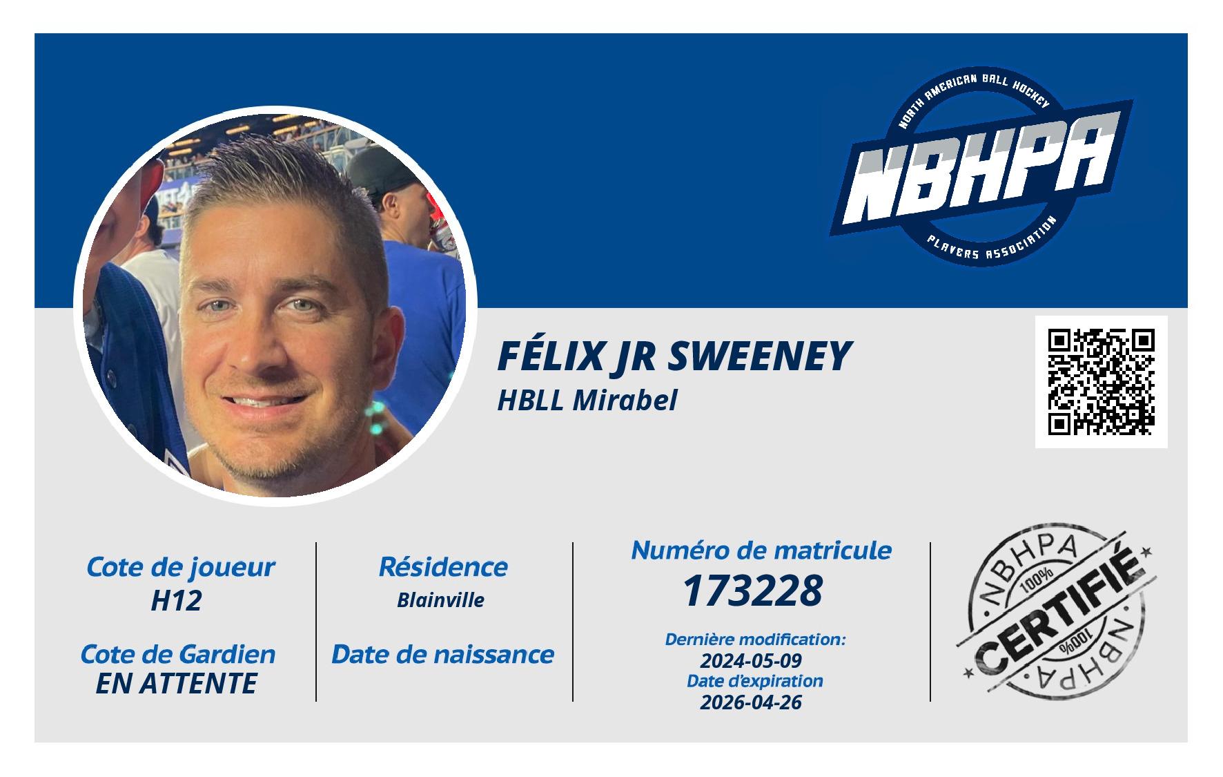Félix Jr Sweeney 