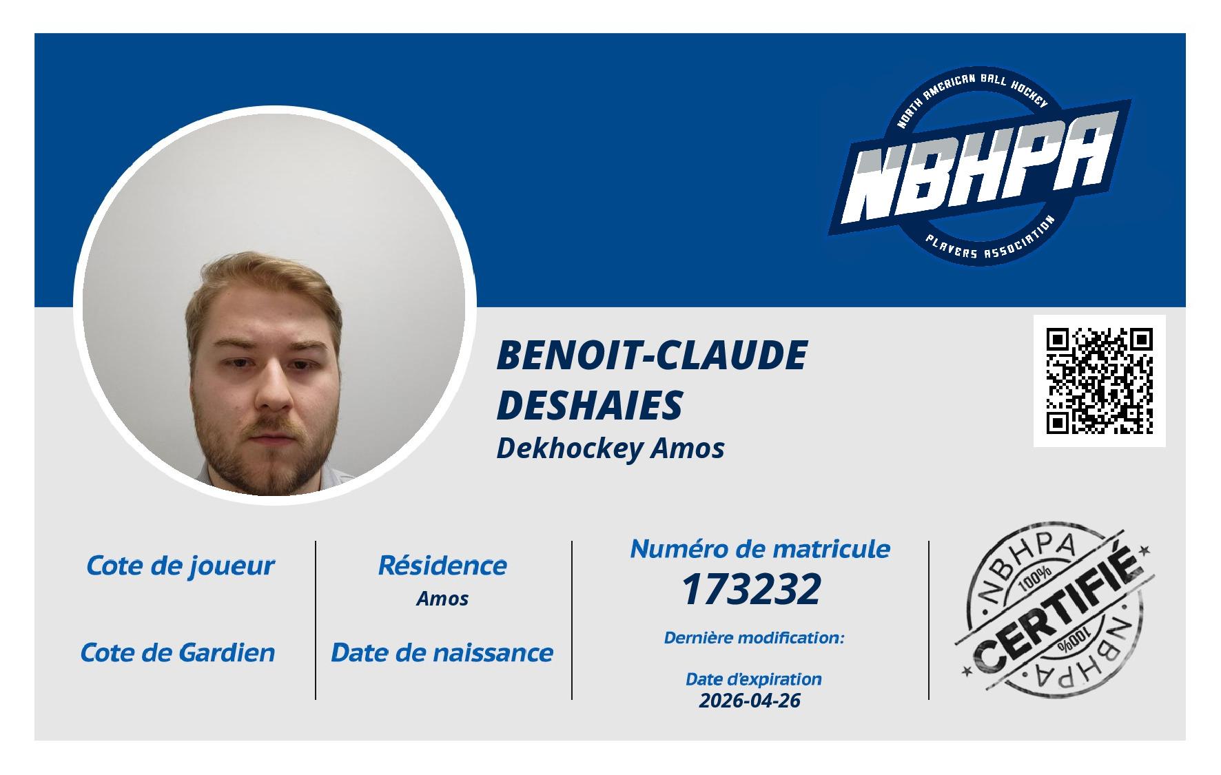 Benoit-Claude Deshaies