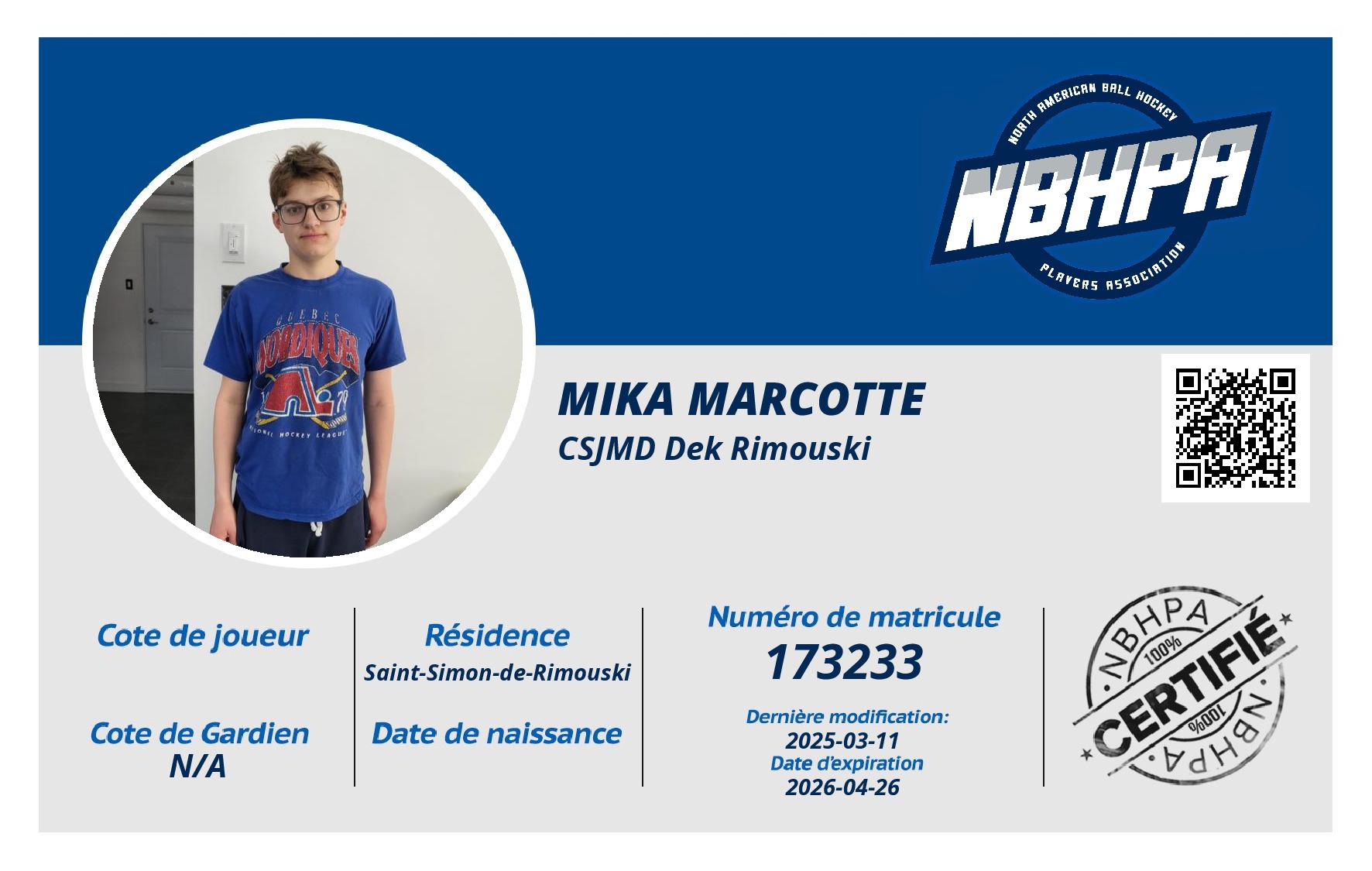 Mika Marcotte